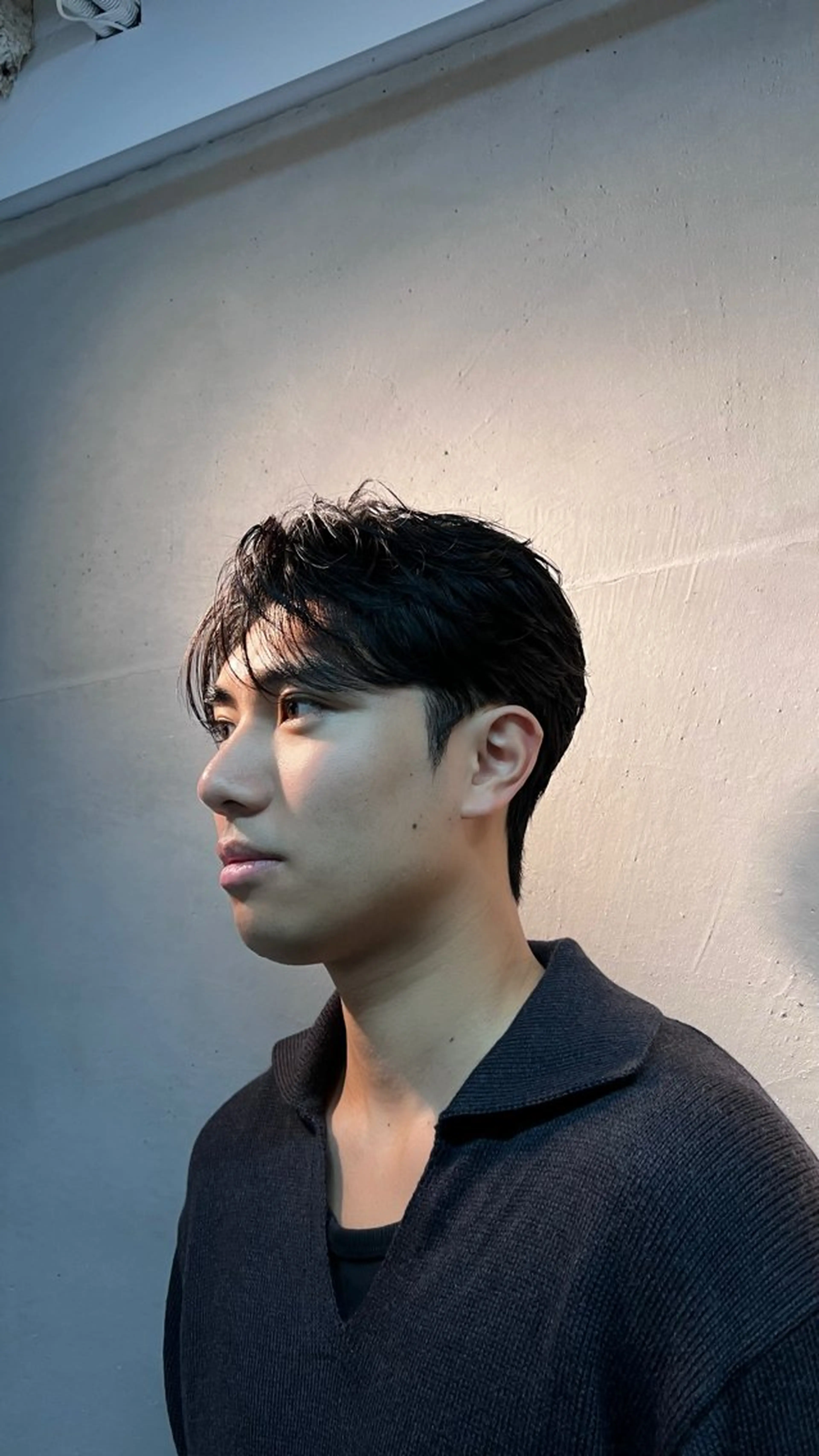 ショート パーマ メンズ フェザーパーマ メンズパーマ カット パーマ Alo所属・💥メンズパーマ /表参道/モント💥のヘアスタイル