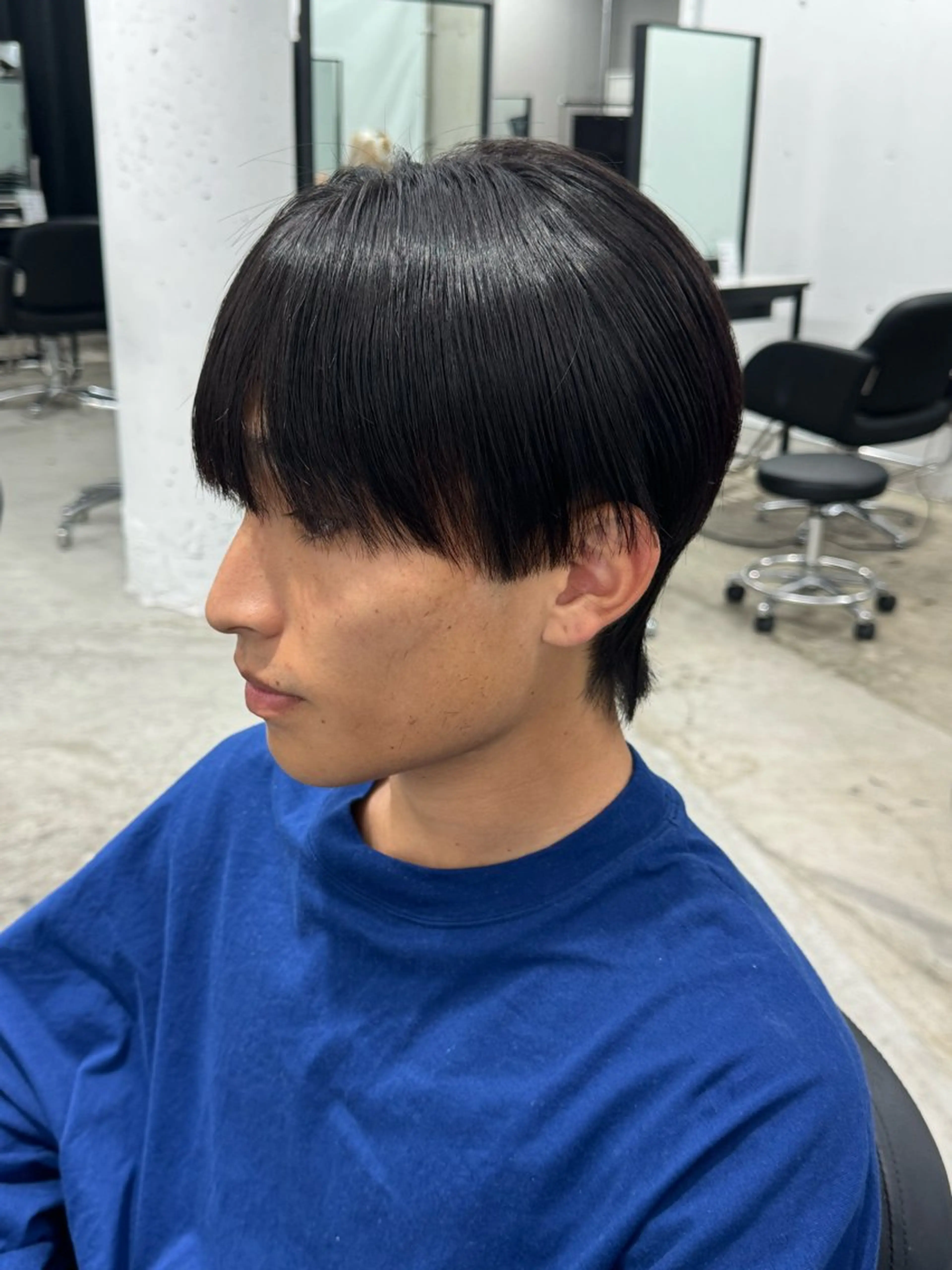 ショート パーマ メンズ カット 縮毛矯正 トリートメント ヘアセット Pia/KIRIA /福岡美容室のヘアスタイル