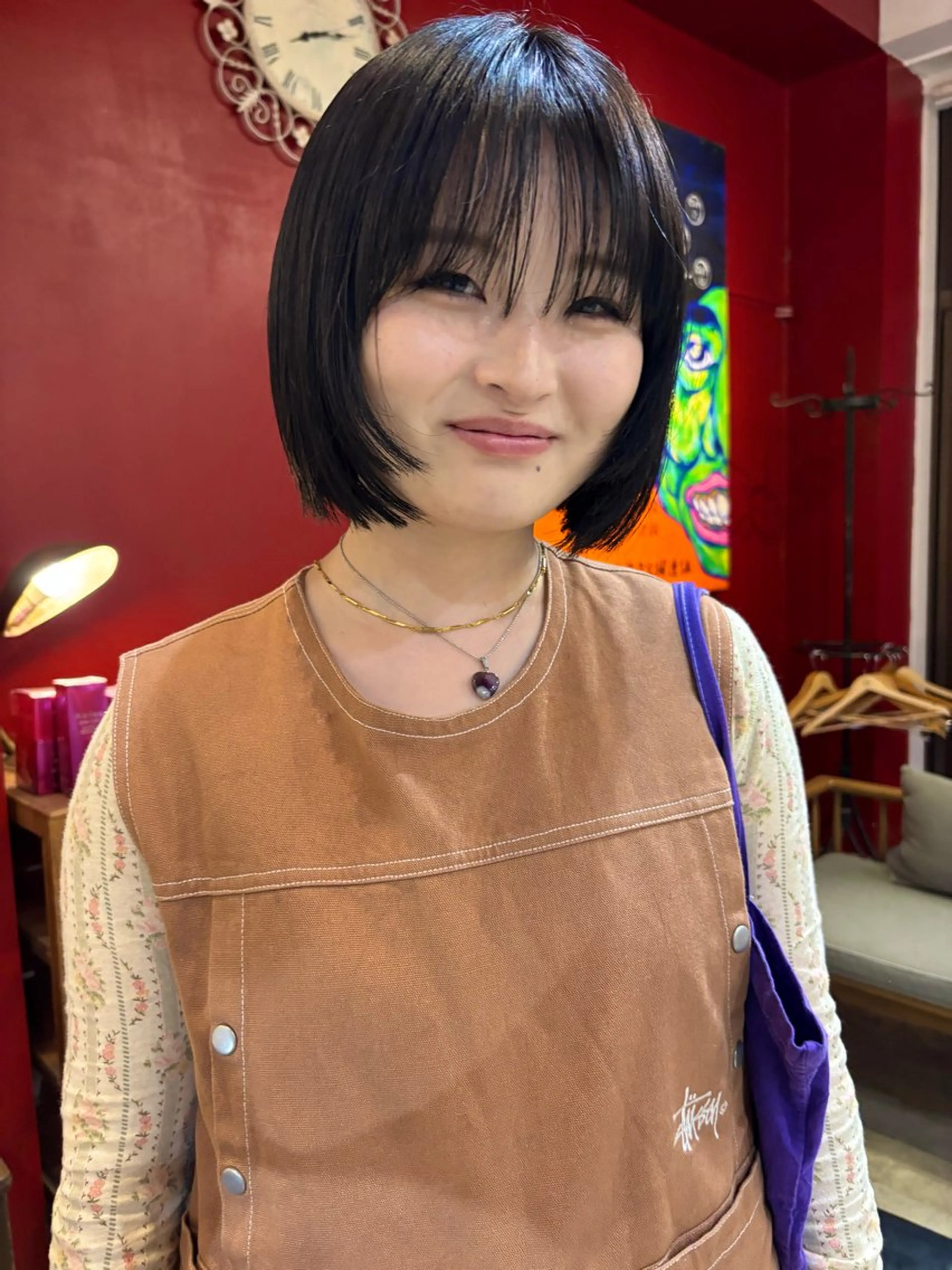 ショート カラー カット ヘアカラー 小日向 沙織のヘアスタイル