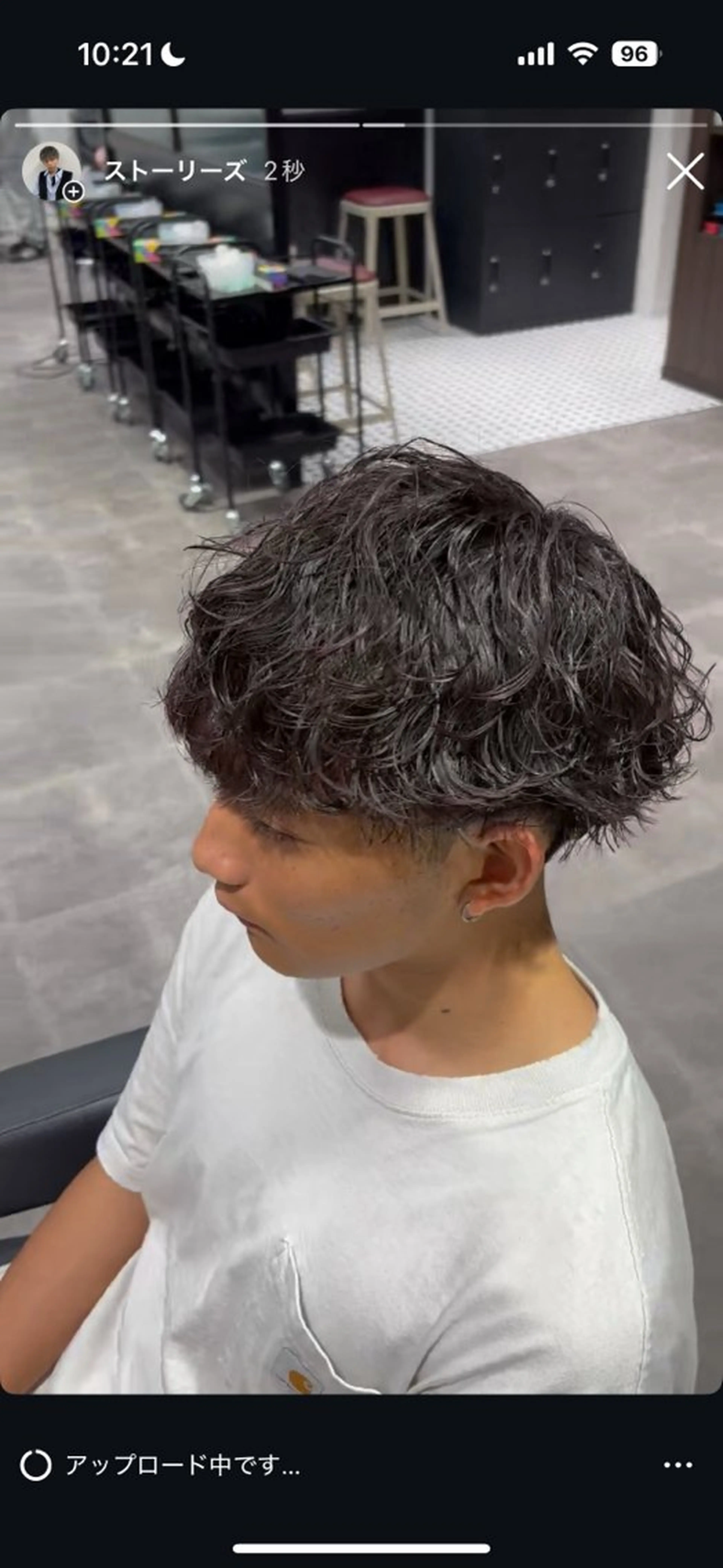 メンズ カット パーマ フェザーパーマ職人 🪽yutoのヘアスタイル