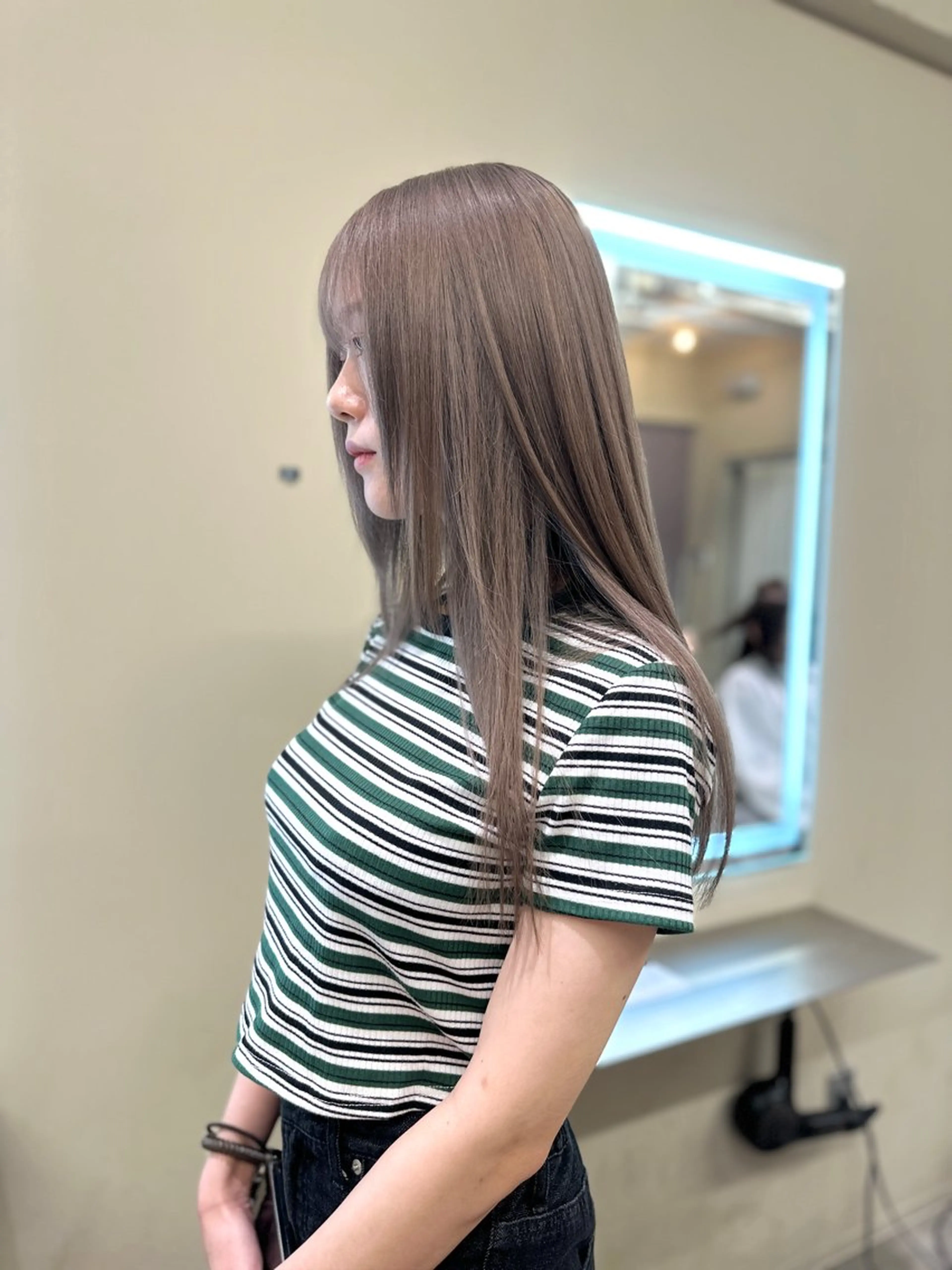 ロング カラー ヘアカラー トリートメント opus 店長大和 レイヤー/赤み消しのヘアスタイル