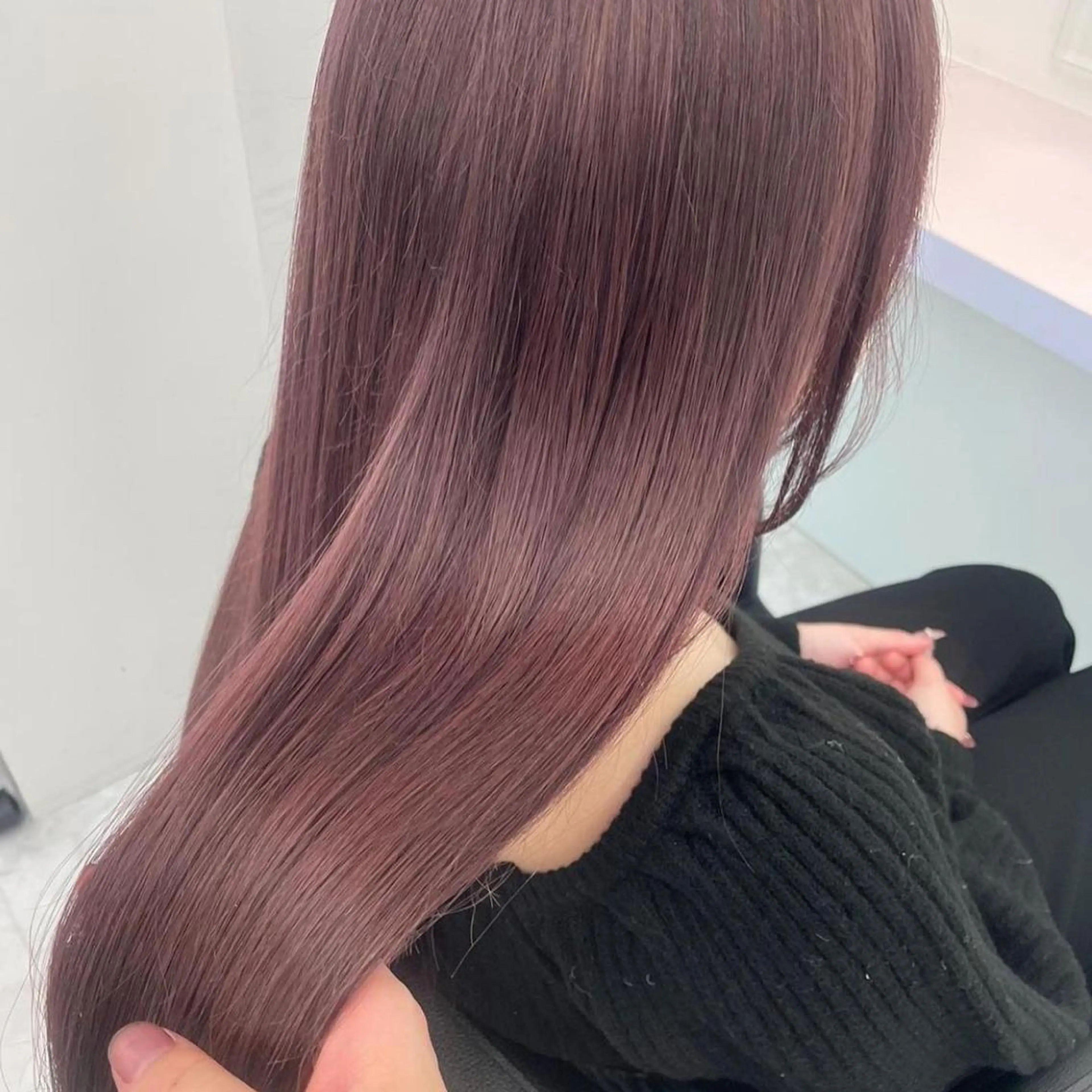 ロング ヘアカラー トリートメント SALOWIN札幌大通店所属・‎🤍札幌ハイトーン 🤍シンゴのヘアスタイル