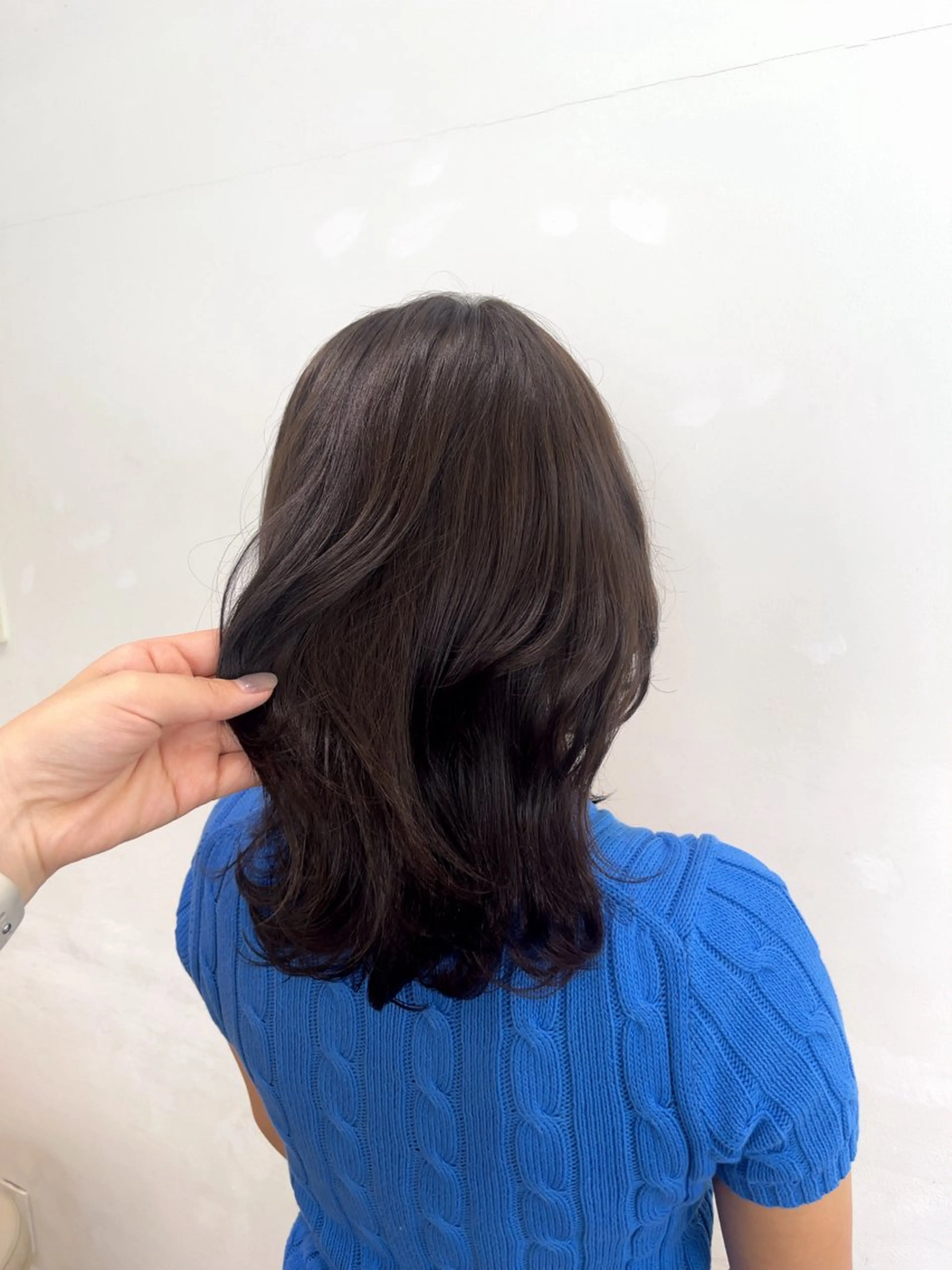 ミディアム ヘアカラー 暖色カラー/似合わせ カット/名古屋/辻のヘアスタイル