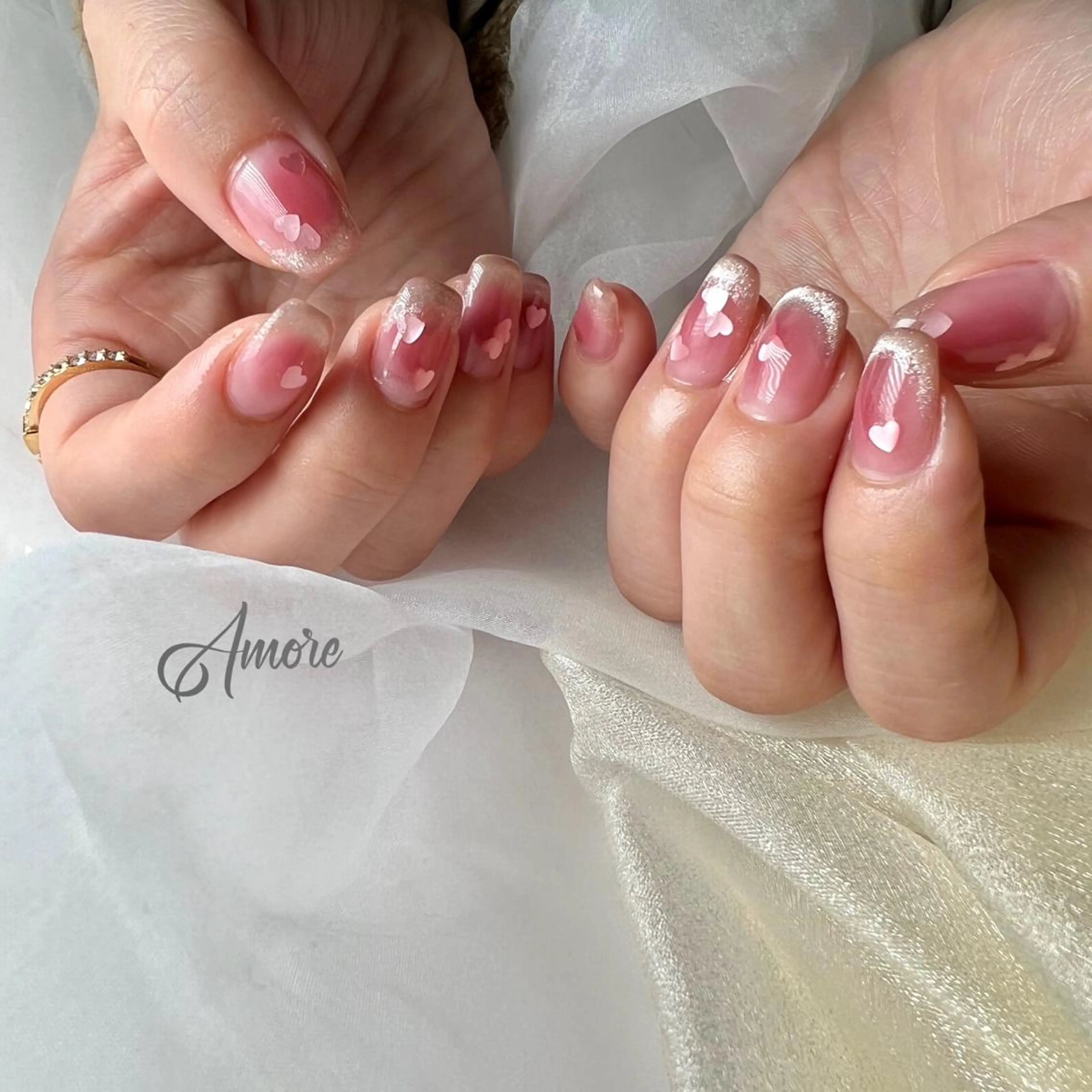 ネイル ジェルネイル 韓国ネイル ミラーネイル オフィスネイル パラジェル You kyehwaのネイルデザイン