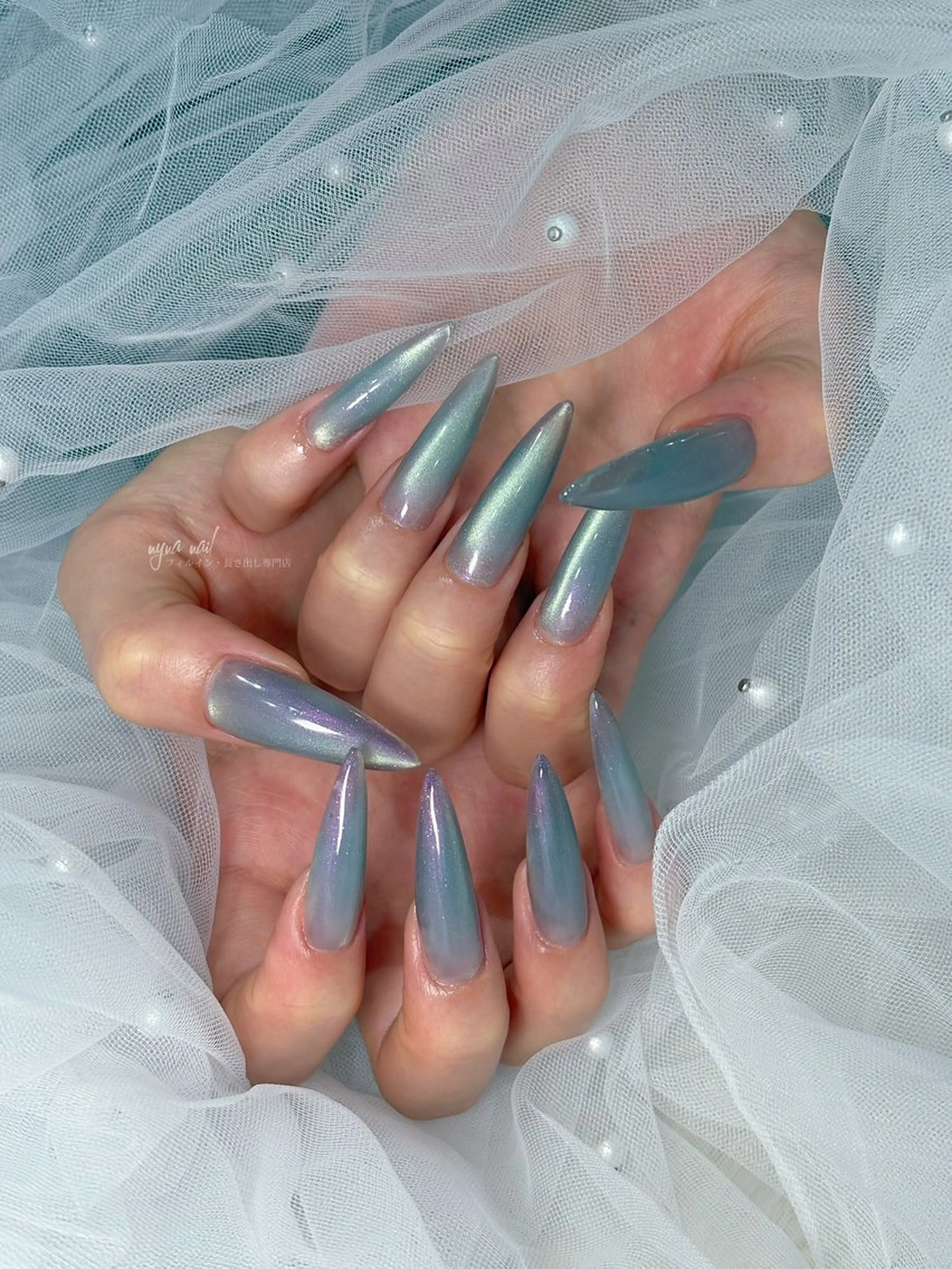 ネイル ハンドネイル 長さ出し専門 nynaのネイルデザイン