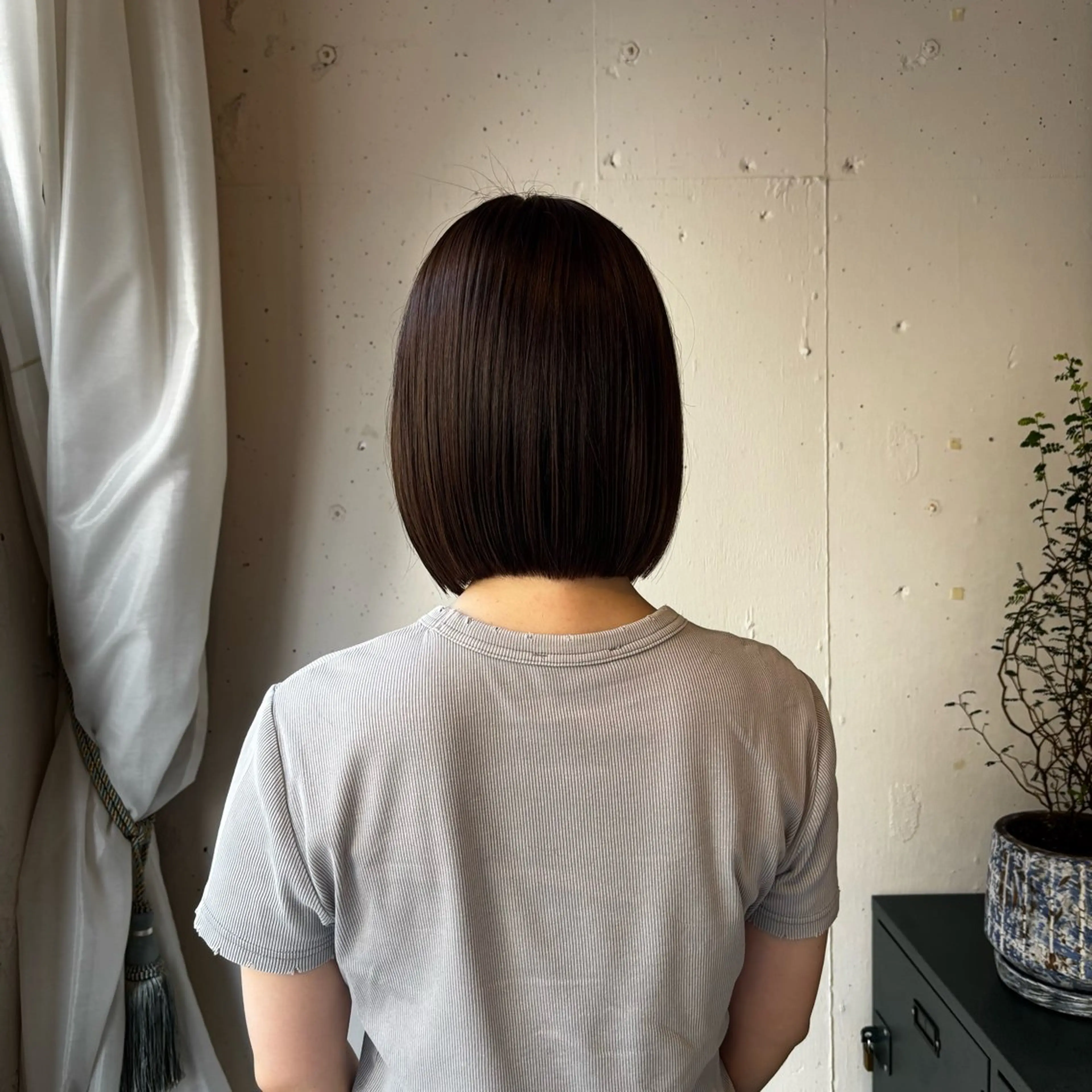 ショート ボブ カット トリートメント 🍒サクラ🍒 /透明感カラー/艶髪のヘアスタイル