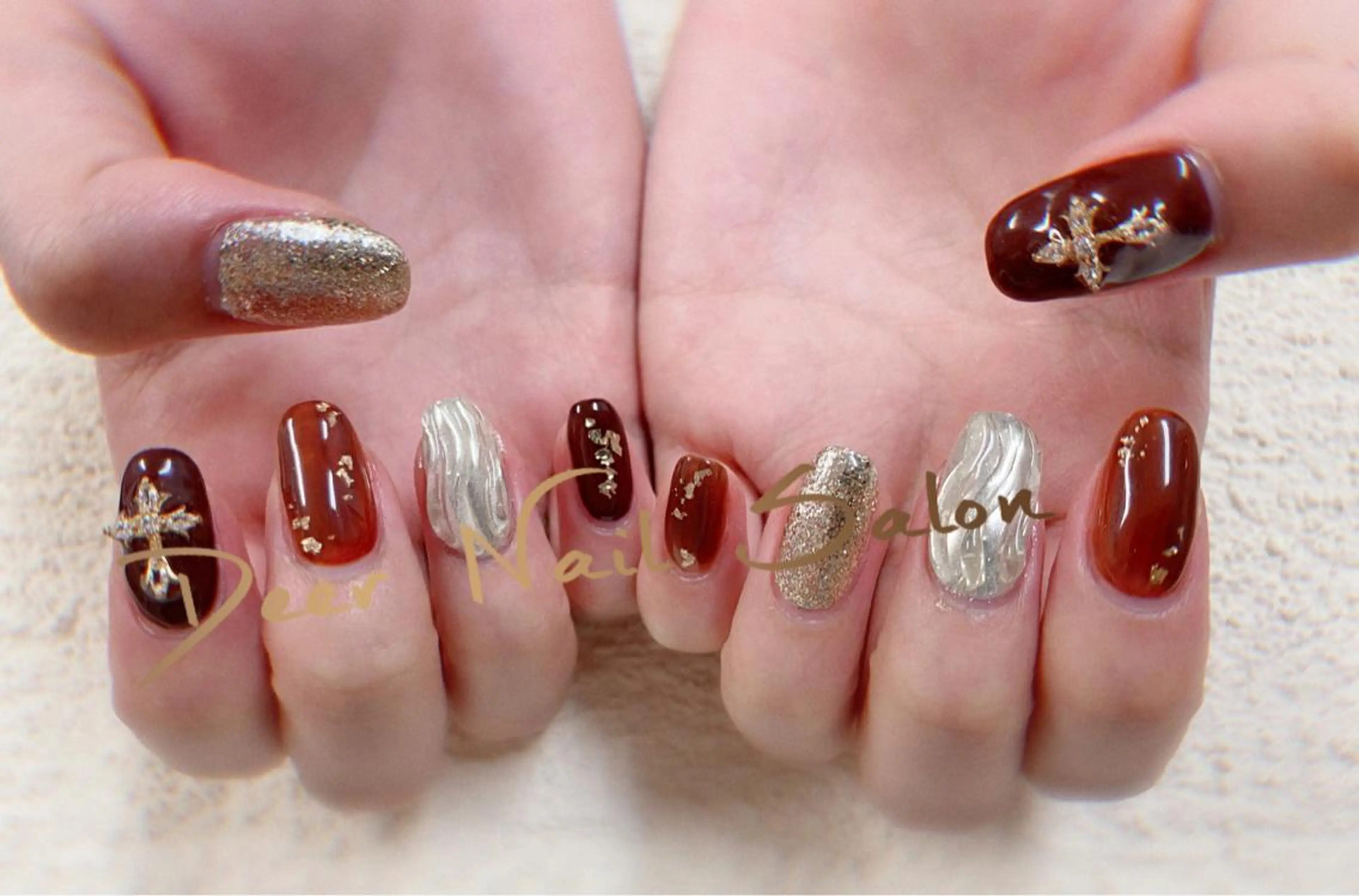 ネイル ハンドネイル Peachy 🍑のネイルデザイン