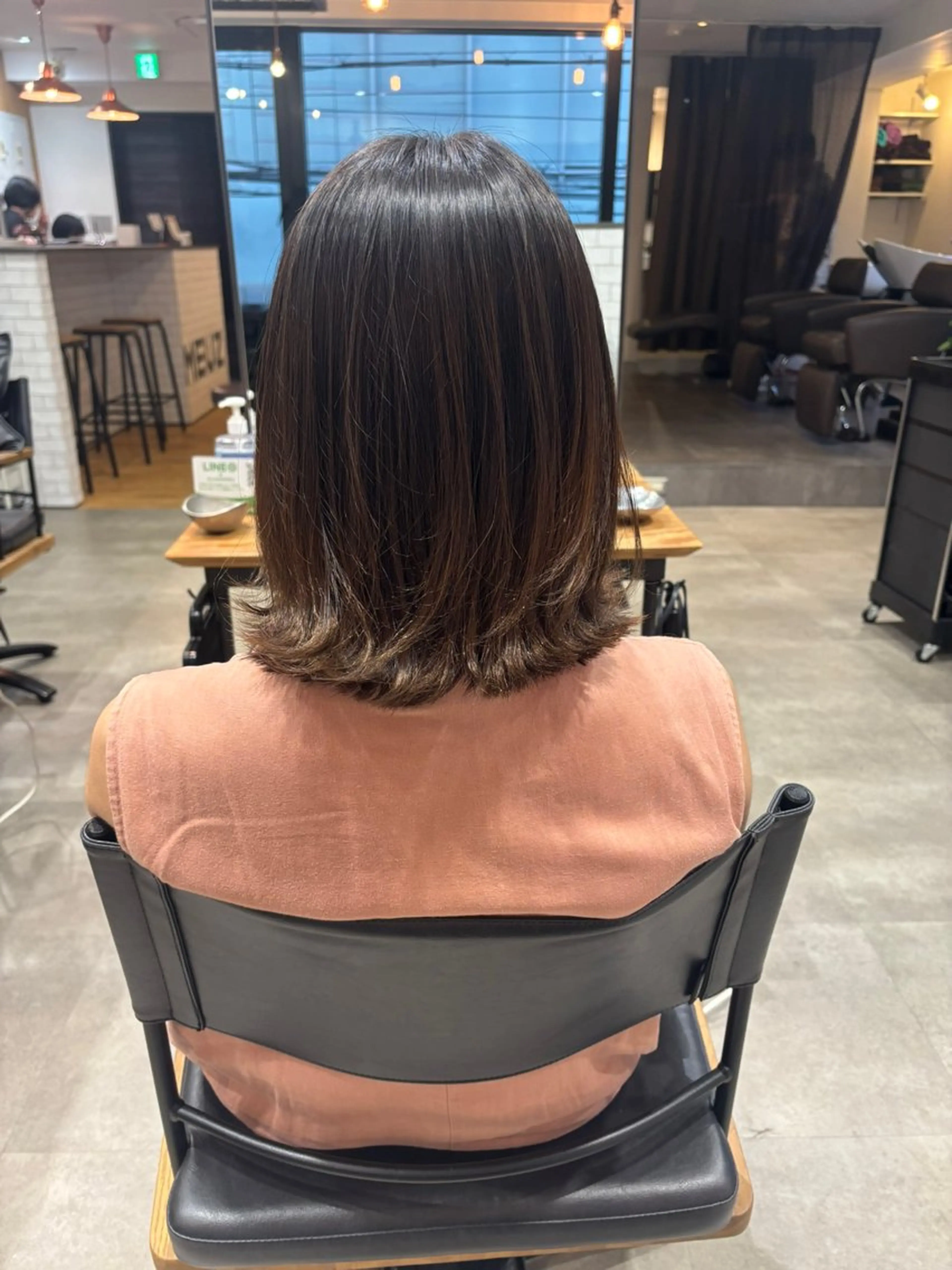 ショート 切りっぱなしボブ ボブ アサノ ハルカのヘアスタイル