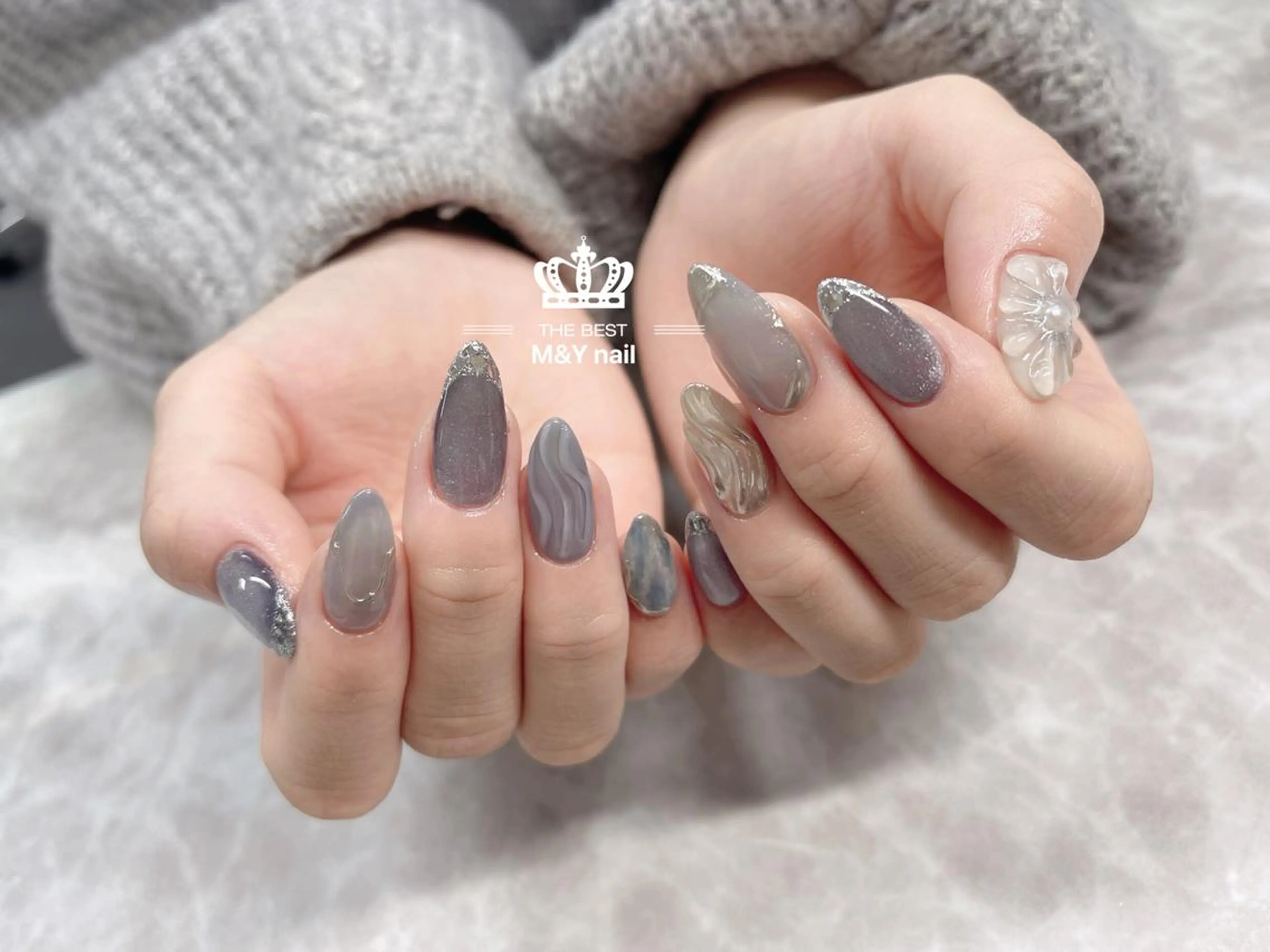 カラー ネイル M&Y NailSalonのネイルデザイン
