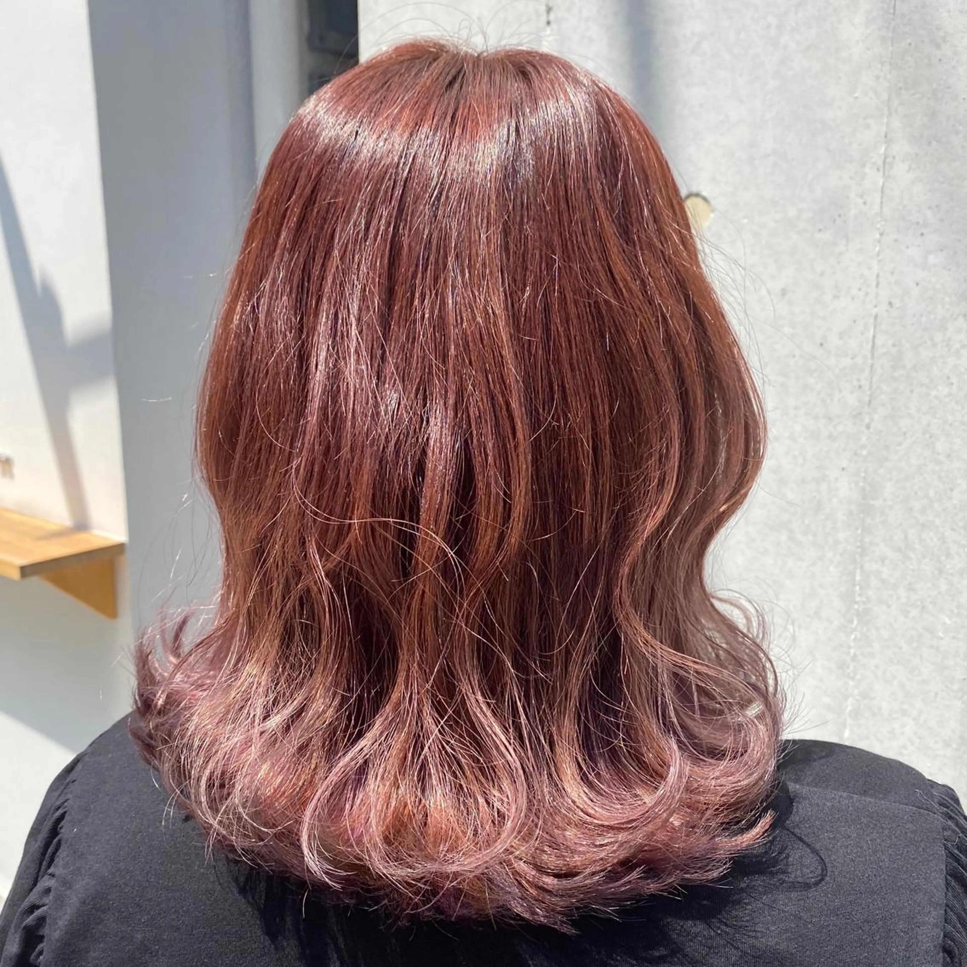 ミディアム カラー 🪭risa 暖色/レイヤー🪭のヘアスタイル