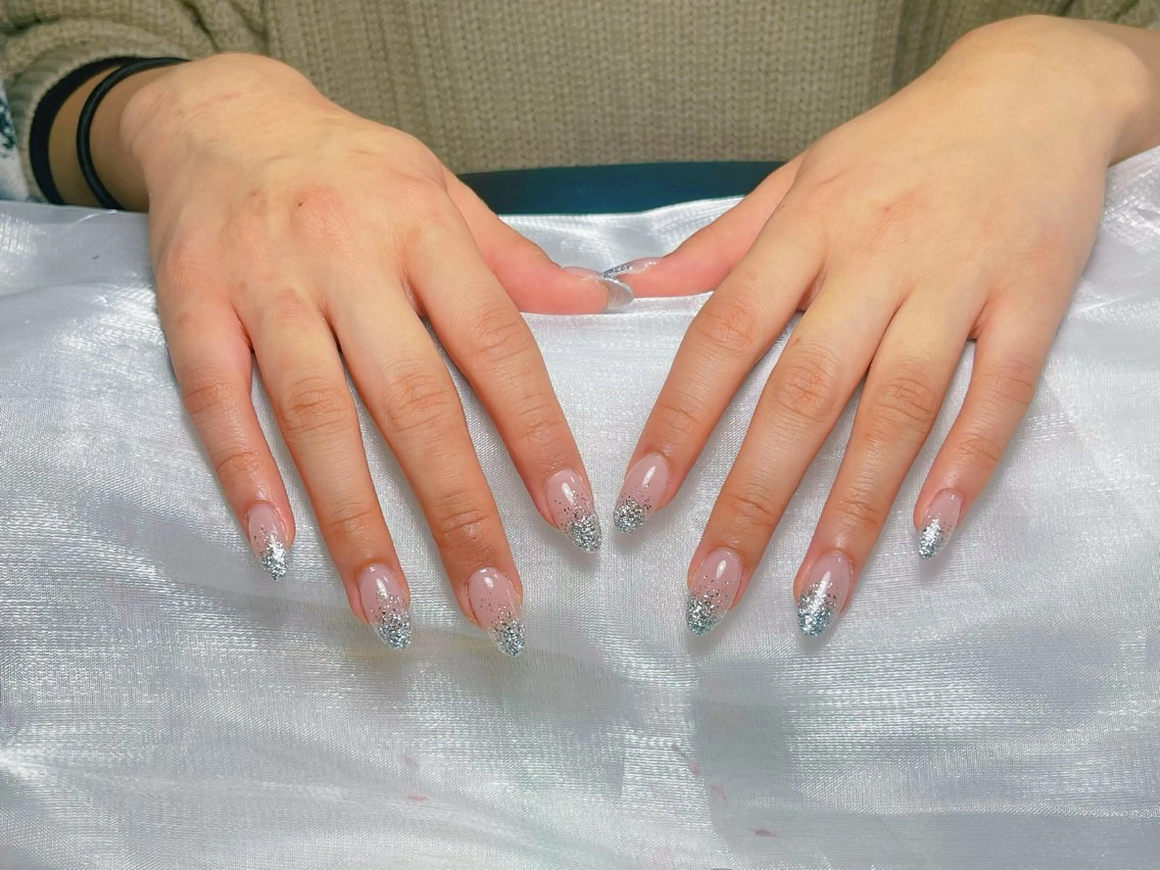 ネイル ラメ(グリッター) ラメグラデーション RIN Amiのネイルデザイン