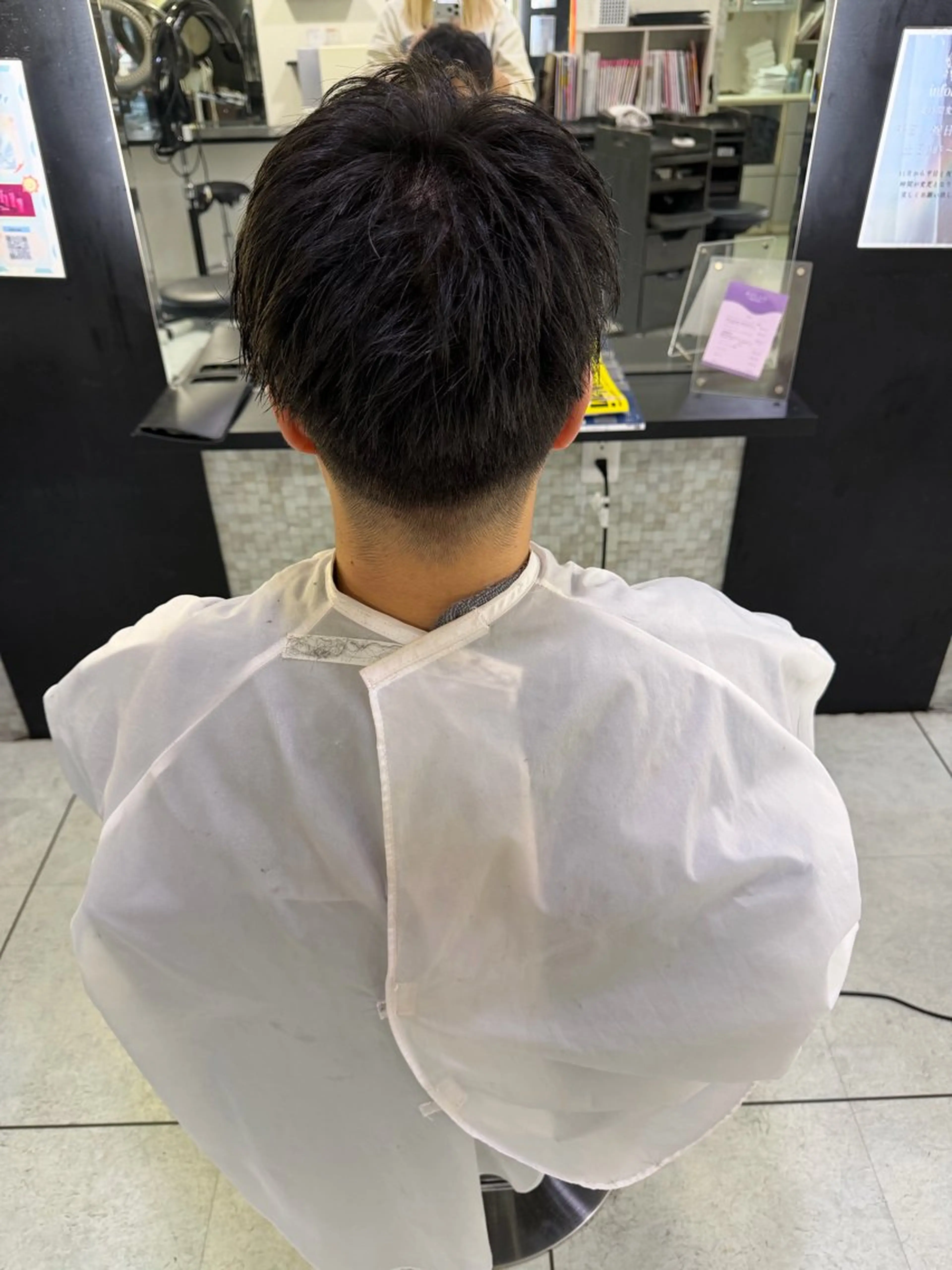 メンズカットの写真