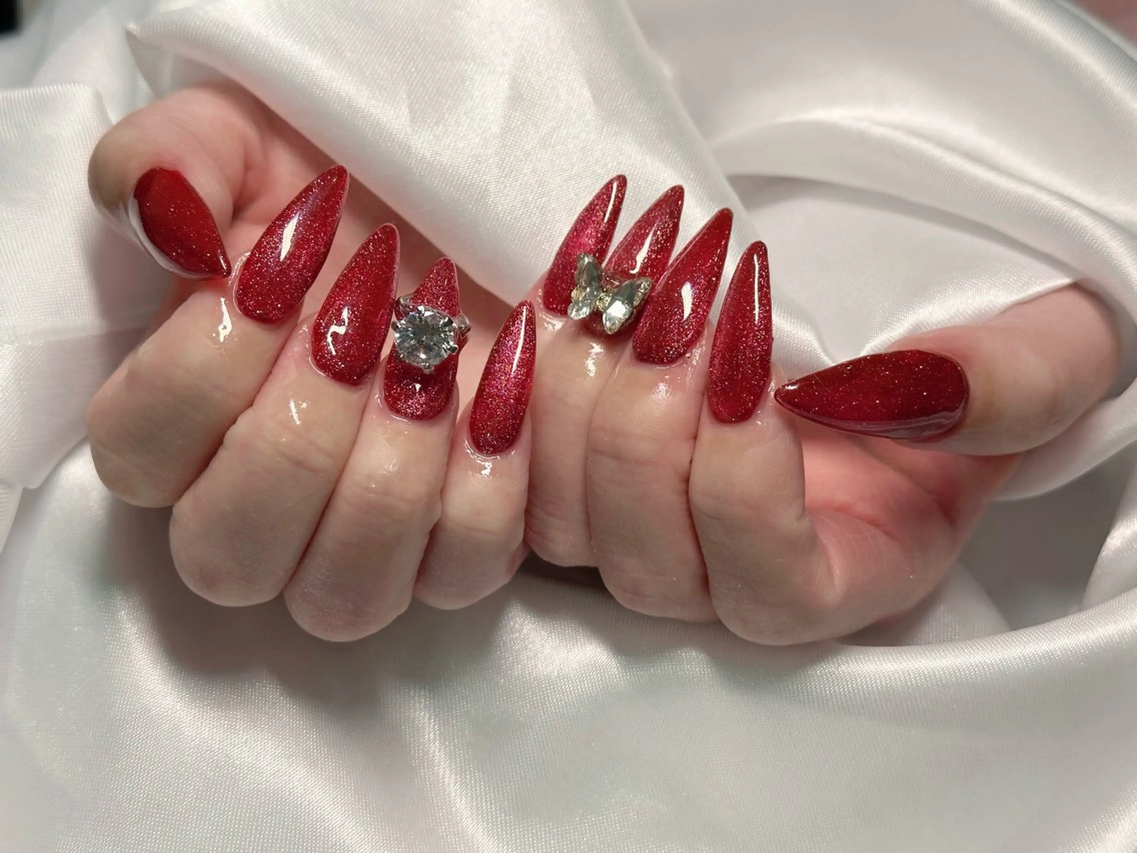 ハンドネイル　ワンカラーの写真