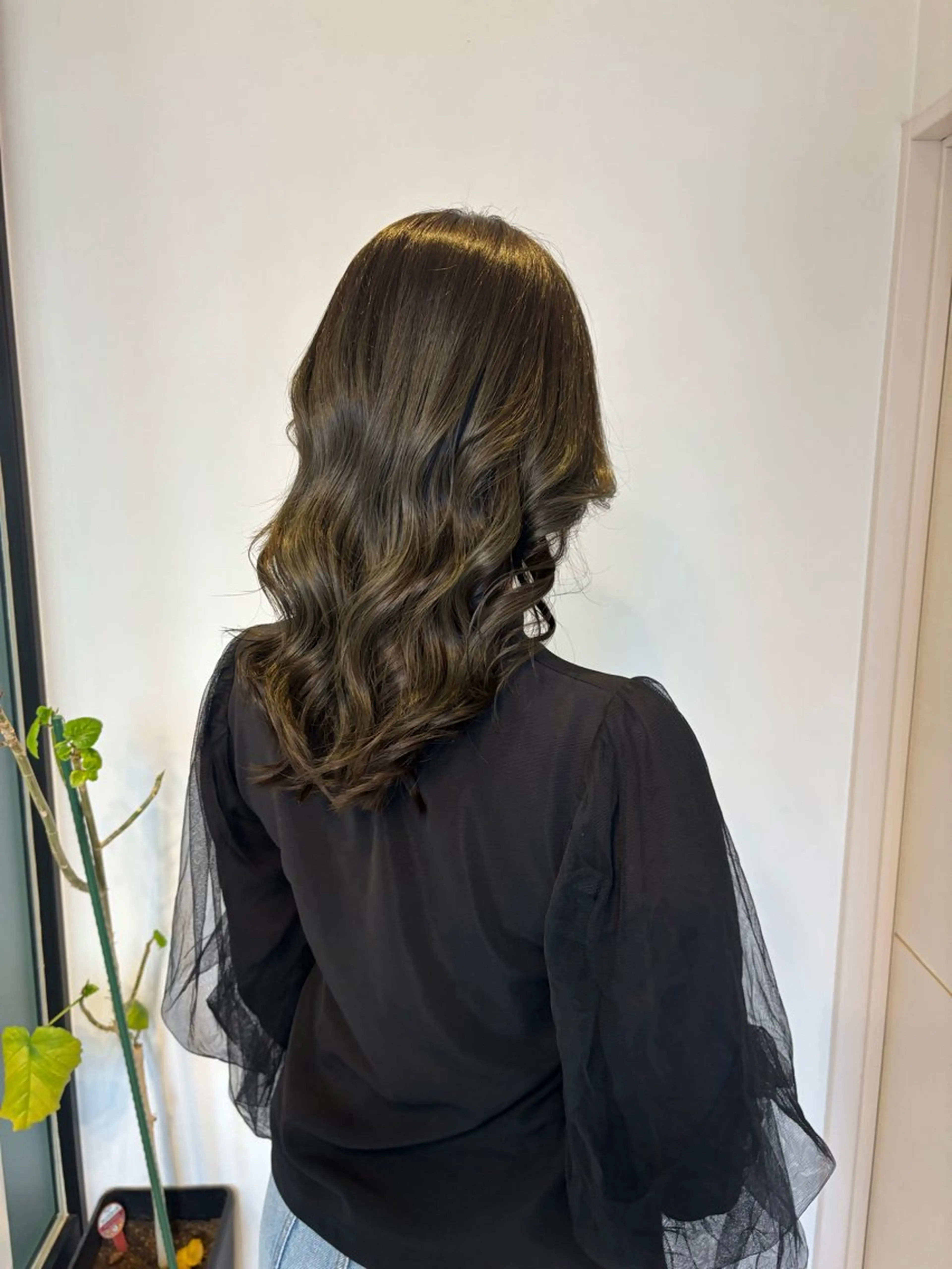 セミロング 原口 圭織のヘアスタイル