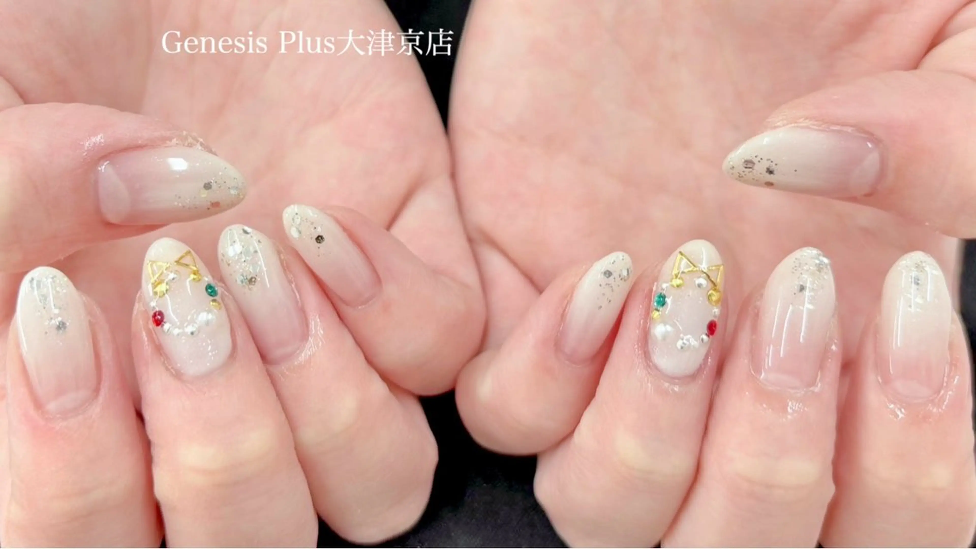 ネイル 冬ネイル クリスマス Genesis Plus大津京店のエステ・リラクイメージ
