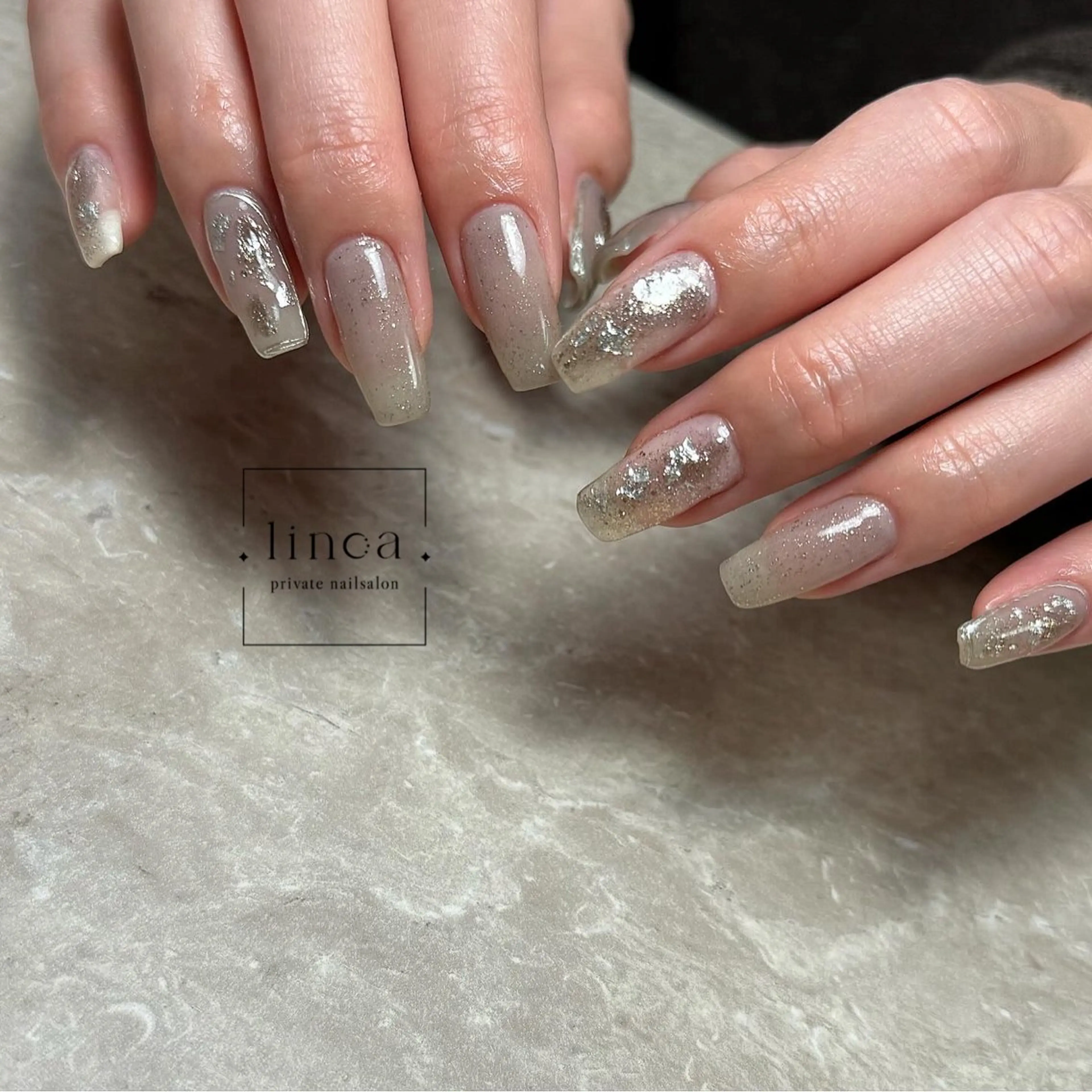 ネイル ニュアンスネイル シンプルネイル ハンドネイル ハンドケア linoa nailのネイルデザイン