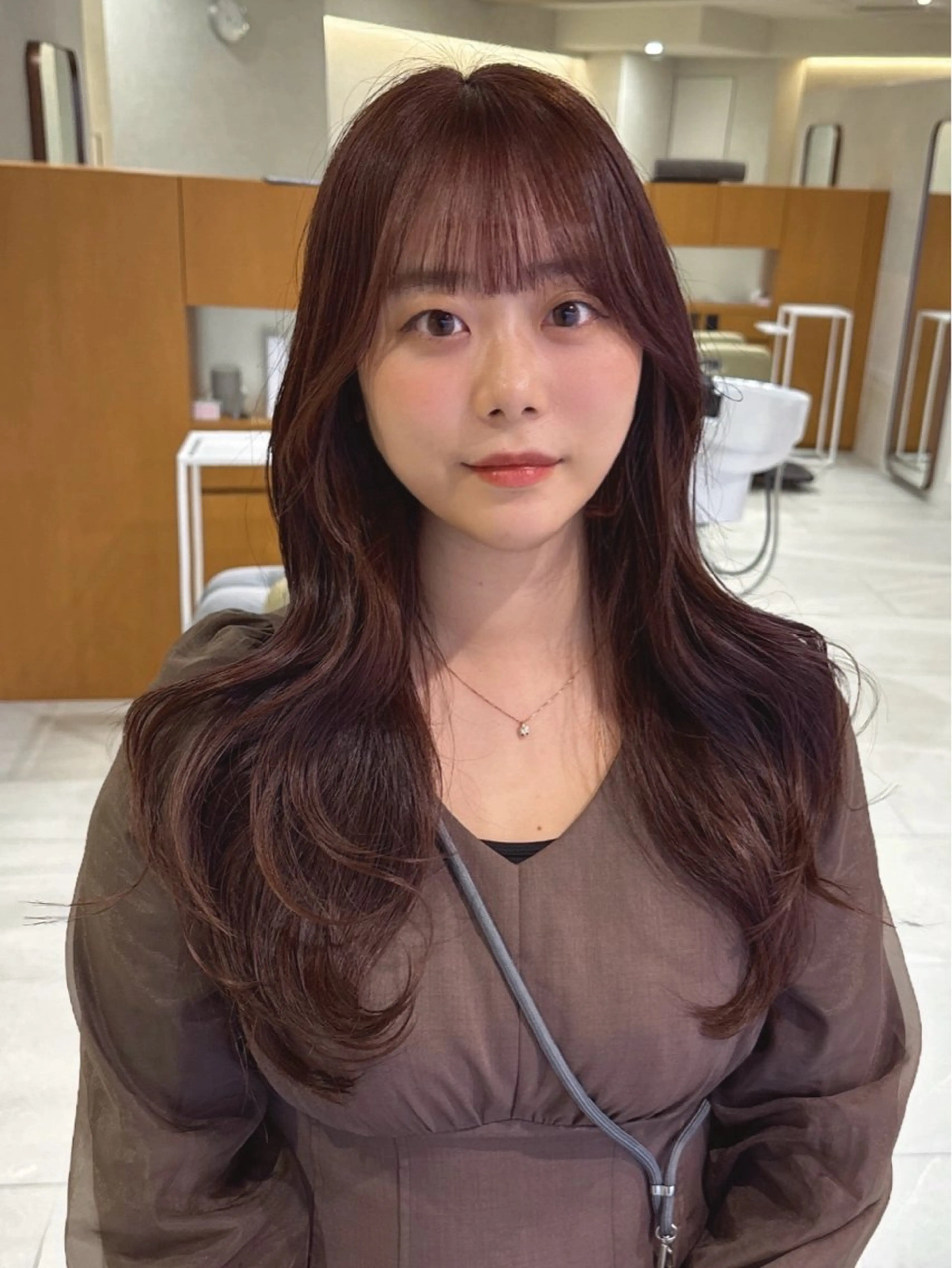 ロング カット ヘアカラー トリートメント MISATO THIRD SHOPのヘアスタイル