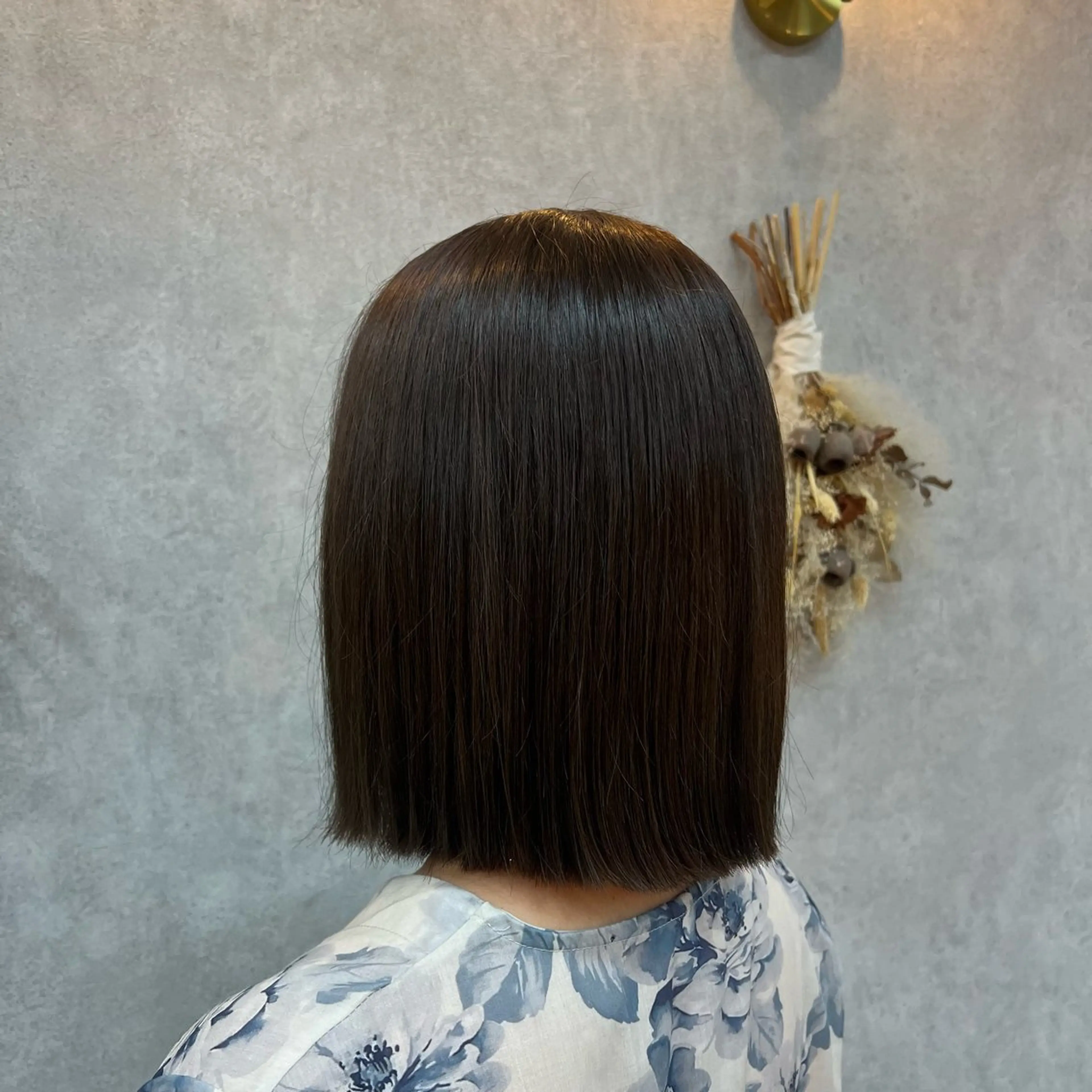 ミディアム カラー ボブ 松本 心雪🌱‬のヘアスタイル