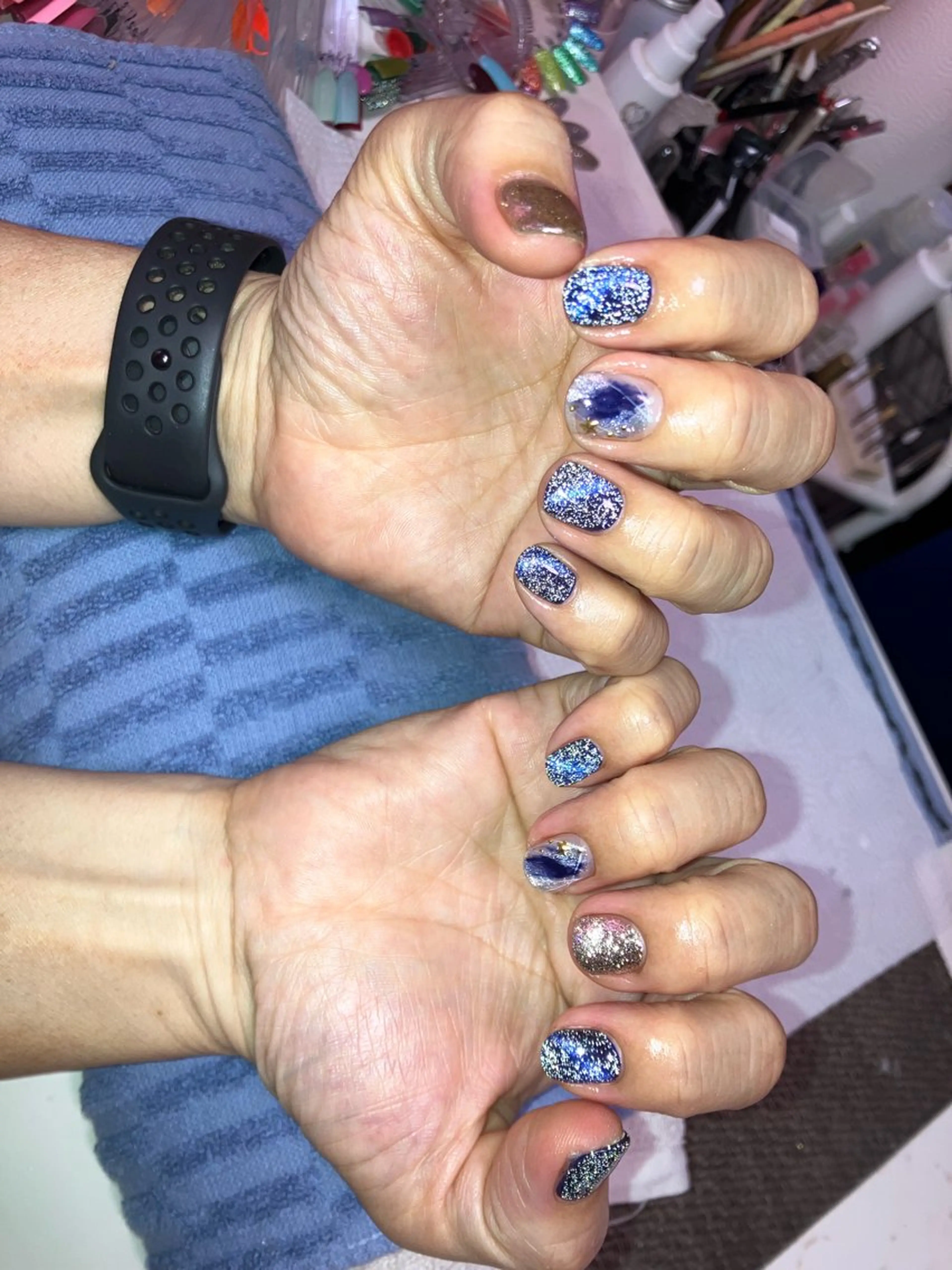 ネイル rukianail 新里のネイルデザイン