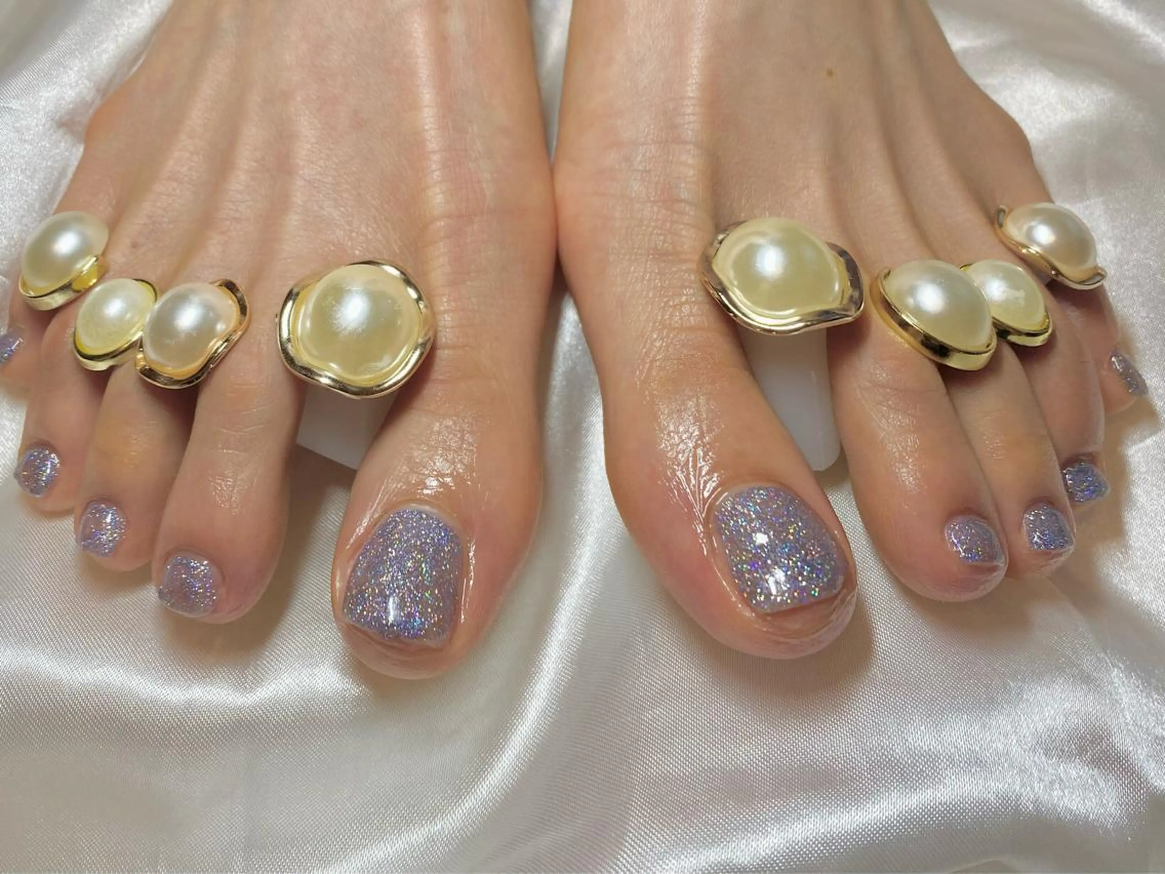 キッズ ネイル フットネイル ワンカラーネイル 夏ネイル フットネイル おうちネイルサロン RINAのその他イメージ