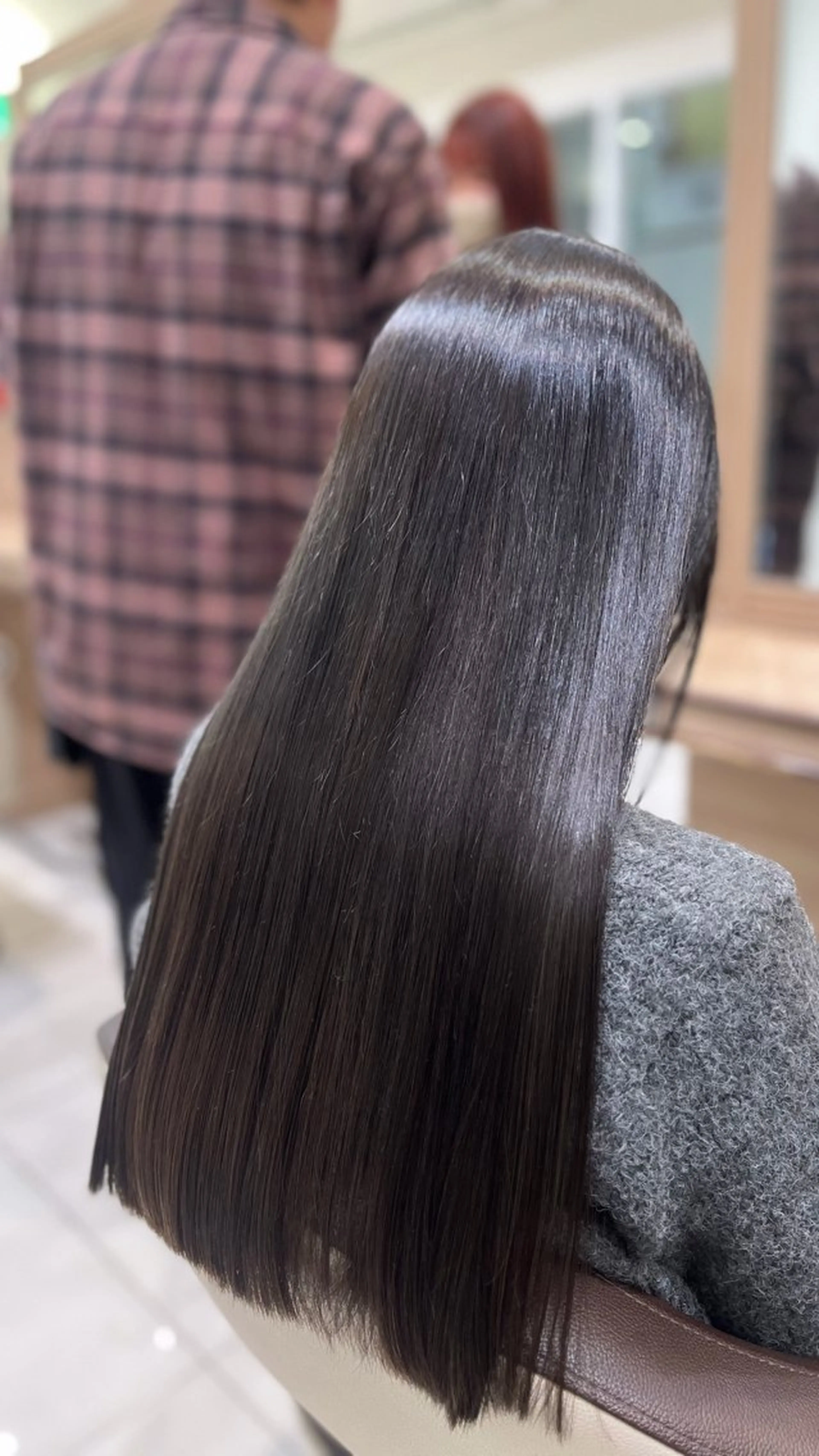 🌿‬自然な仕上がり🌱【🫧縮毛矯正＋メンテナンストリートメント🫧🪽】の写真