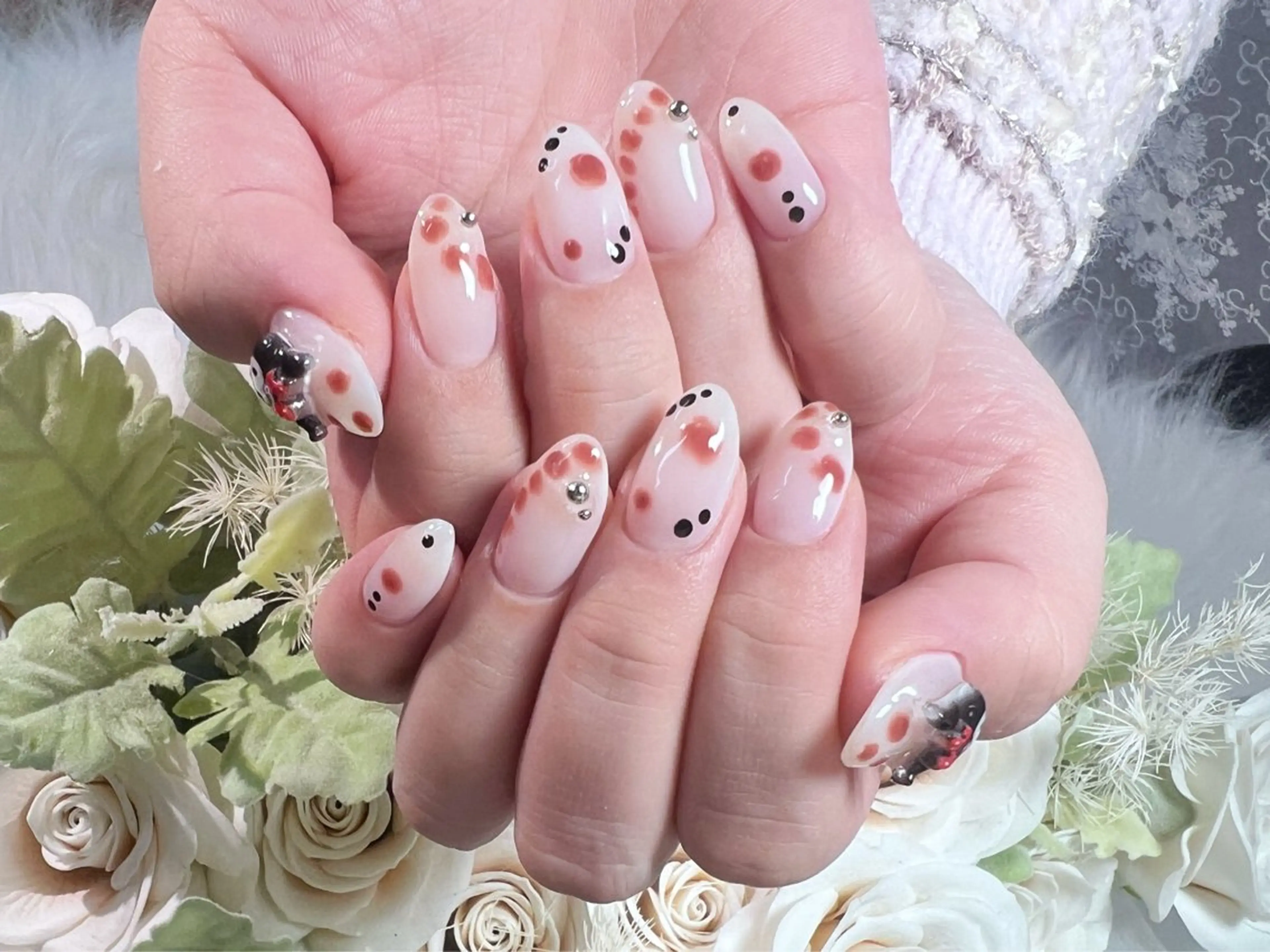 ネイル ロングネイル 持ち込み スカルプネイル ハンドネイル Painty所属・Painty nailのネイルデザイン