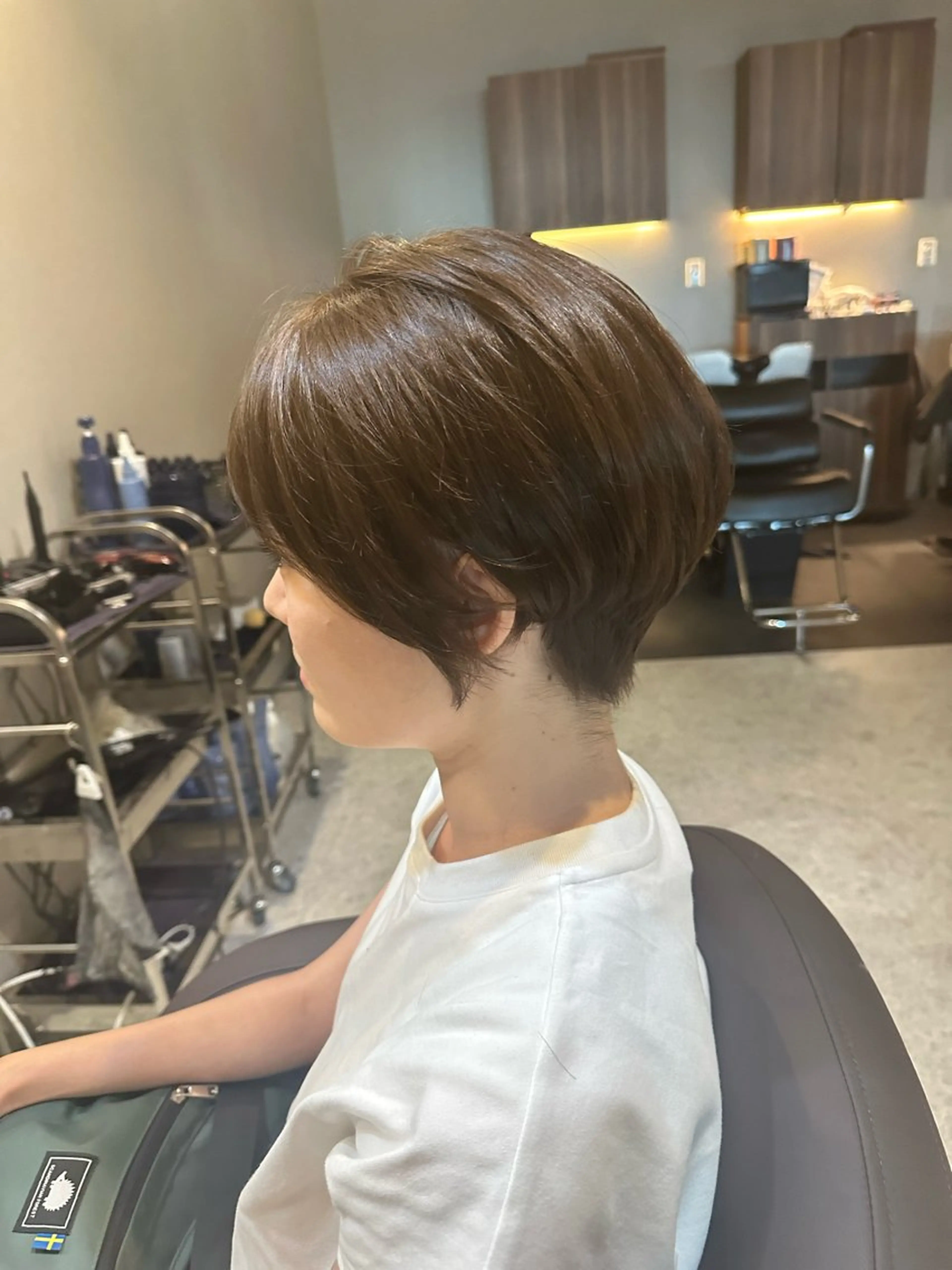 ショート くびれヘア ショートヘア カット ヘアカラー トリートメント Forest. -髪質改善-のヘアスタイル