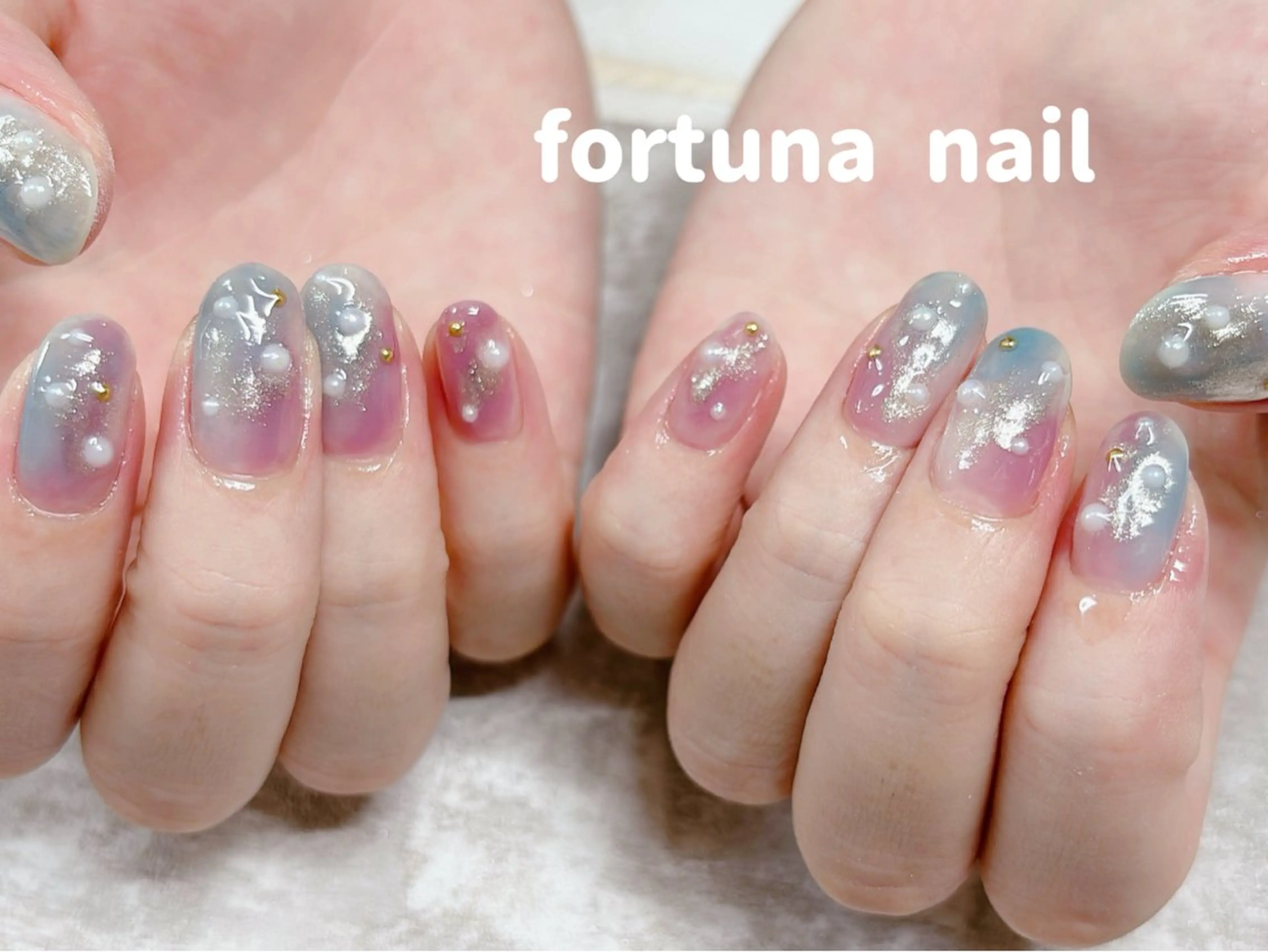 ネイル ハンドネイル Nail •Head スパFortunaのネイルデザイン