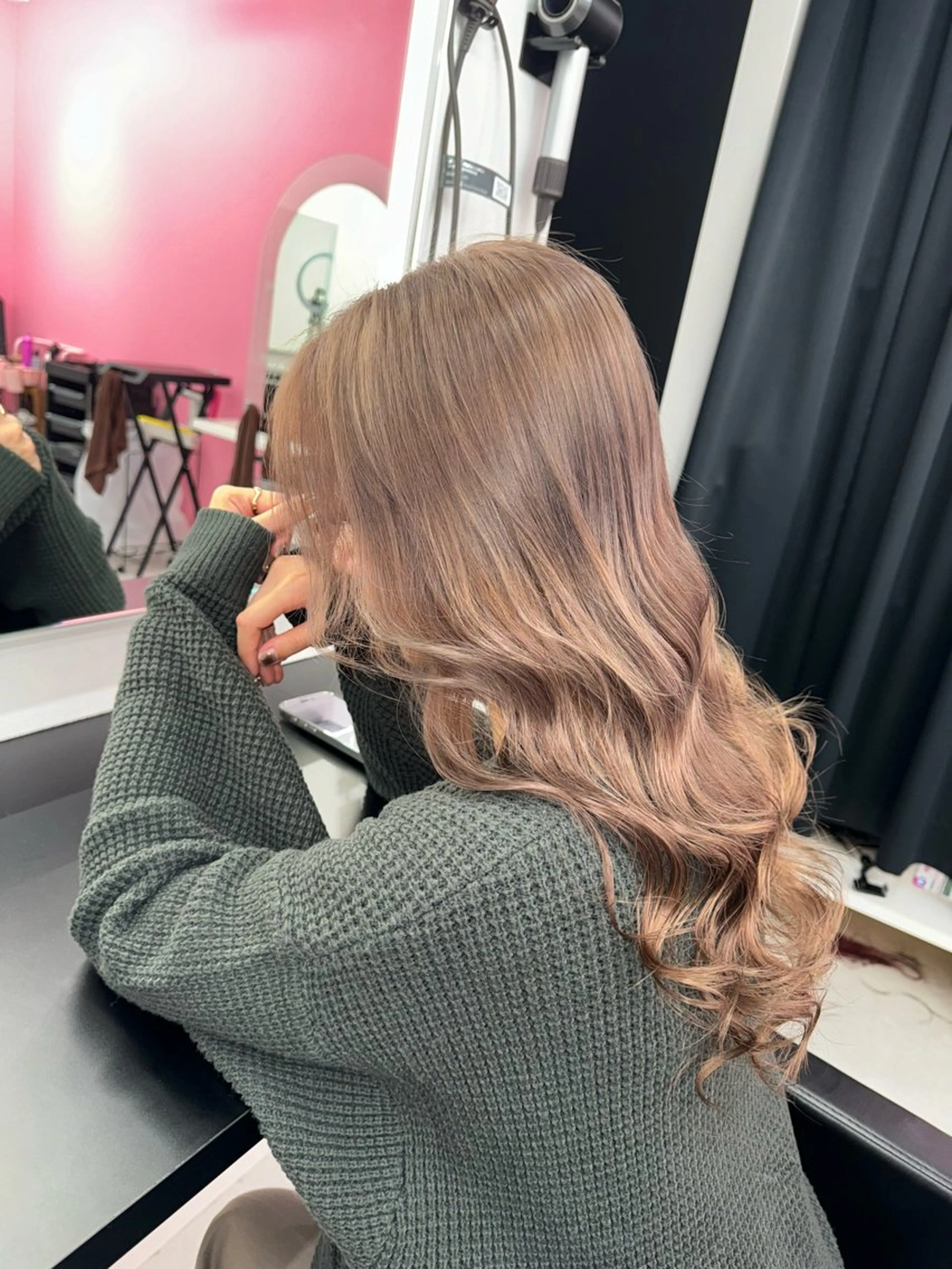 ロング EGO所属・ブリーチカラー💖 rukaのヘアスタイル