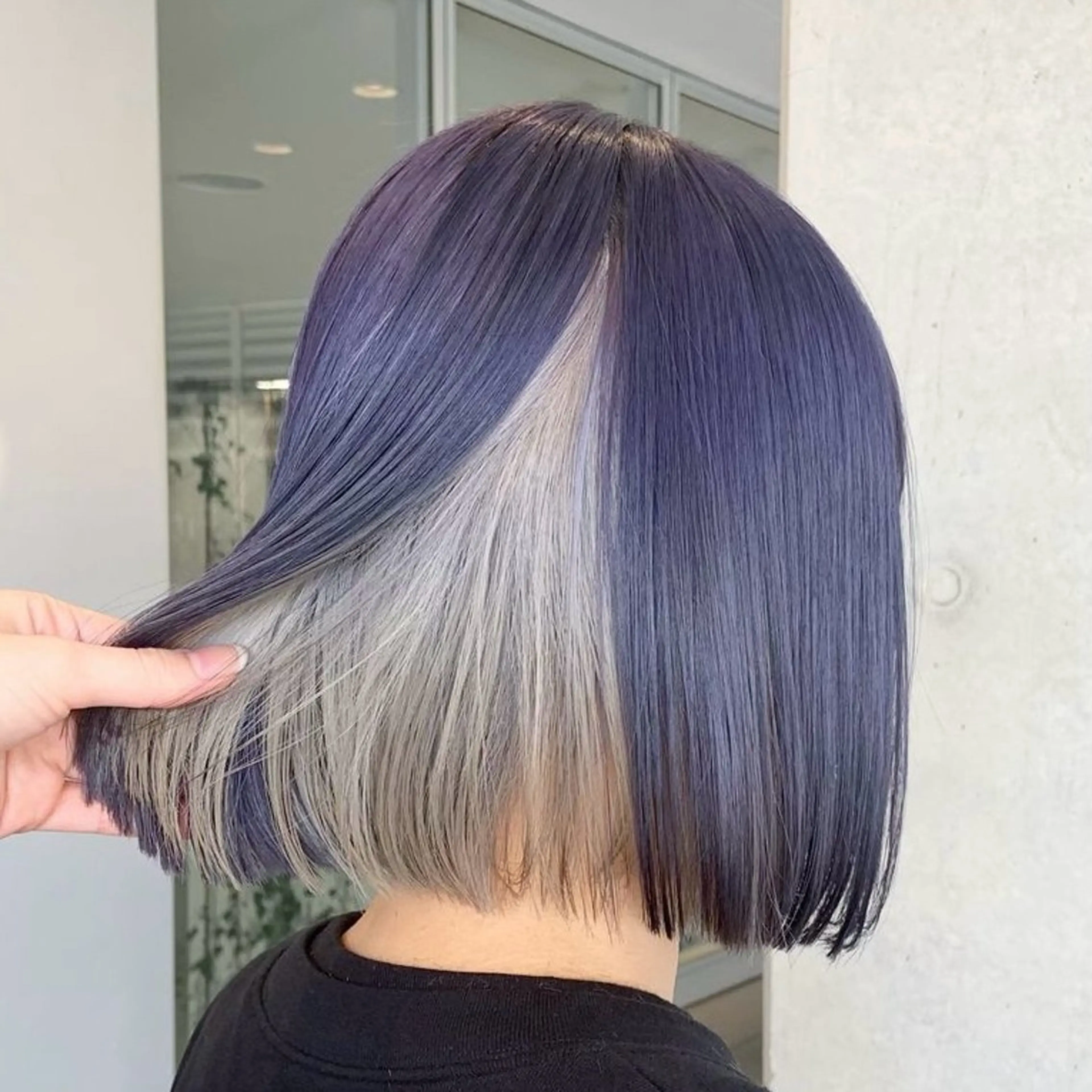 👼🏻🪽ポイントカラー（ブリーチ込み）の写真