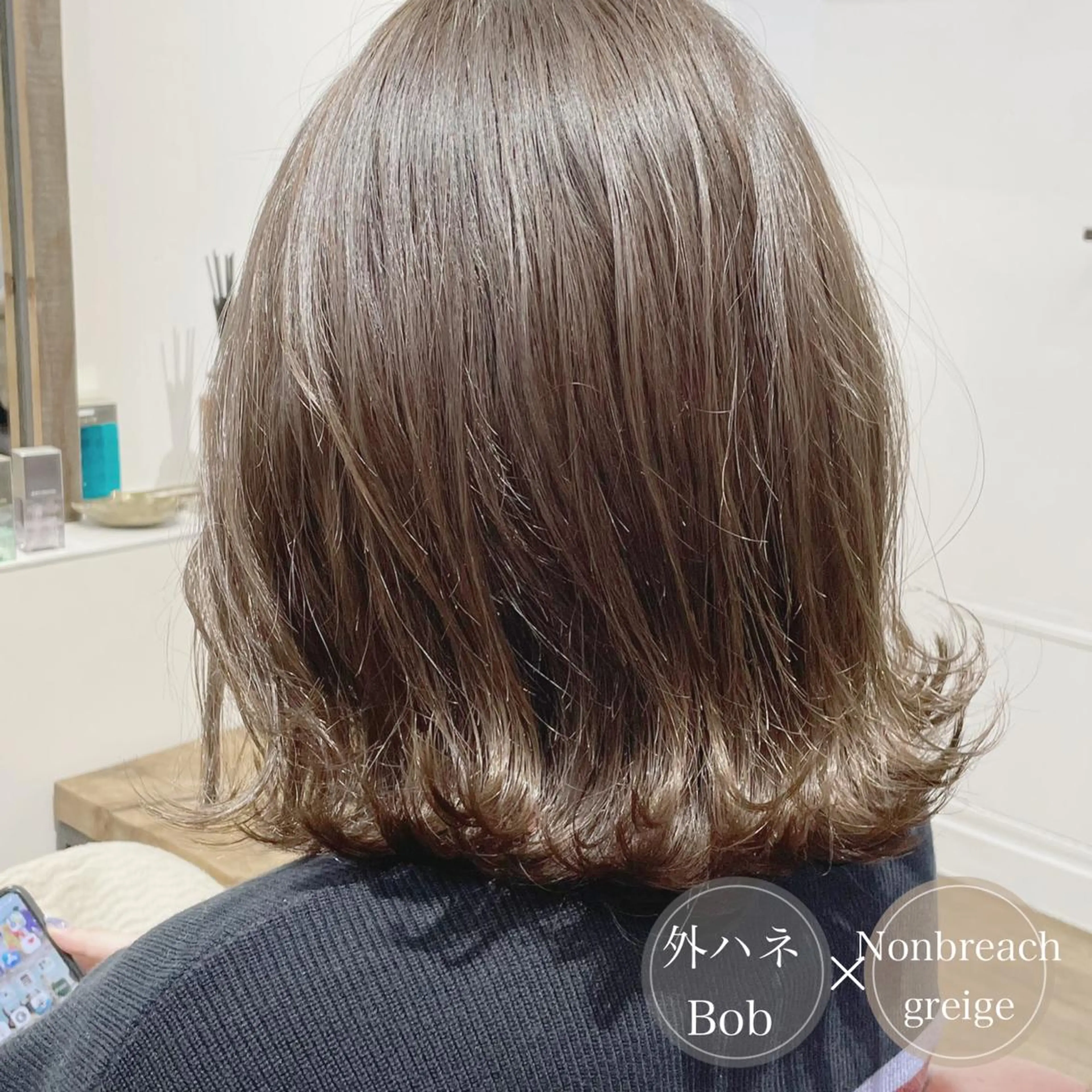 ショート カラー ブリーチ イヤリングカラー インナーカラー くせ毛 似合わせカット アンブレラカラー💫 フェイスフレーミングのヘアスタイル