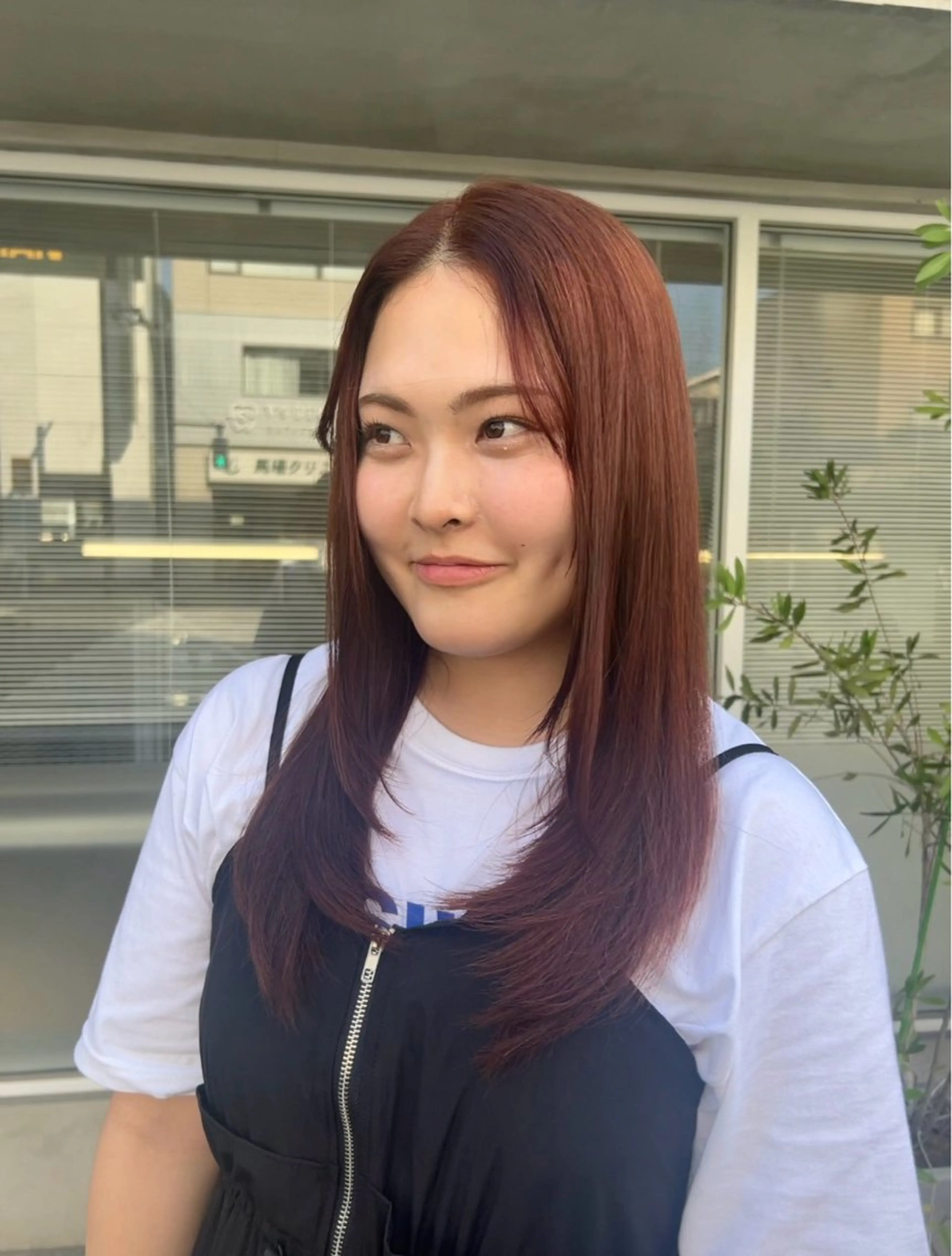 カラー オレンジピンク ヘアカラー ハイトーン/くすみ カラー seina★のヘアスタイル