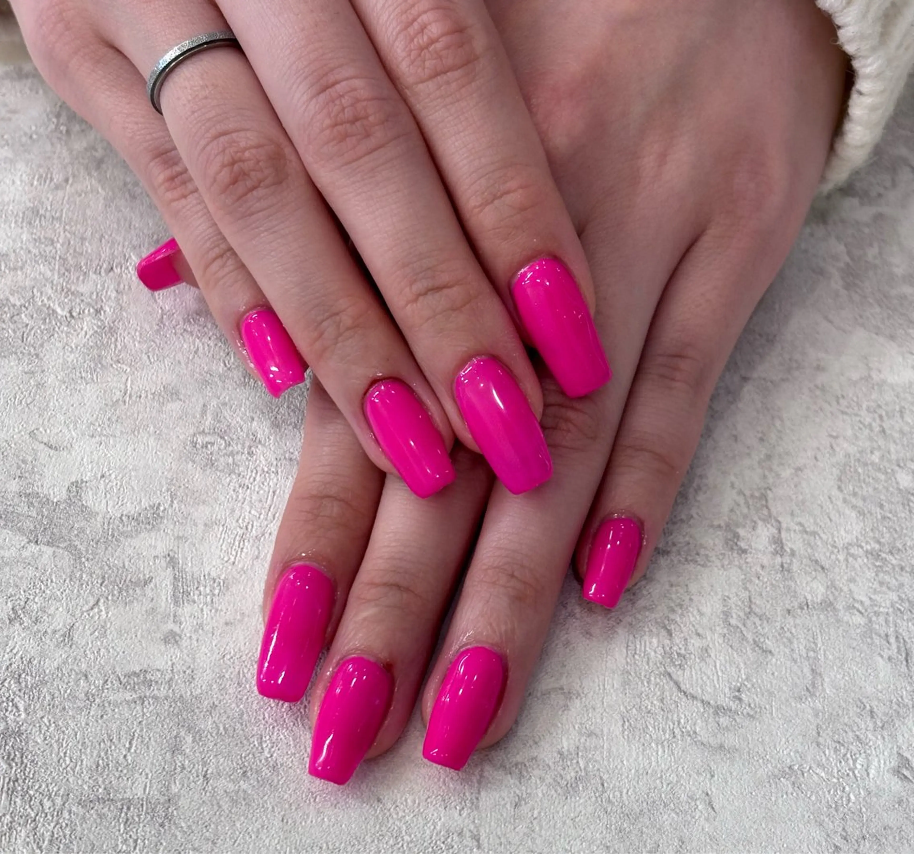 ネイル ワンカラーネイル 松本 花奈のネイルデザイン