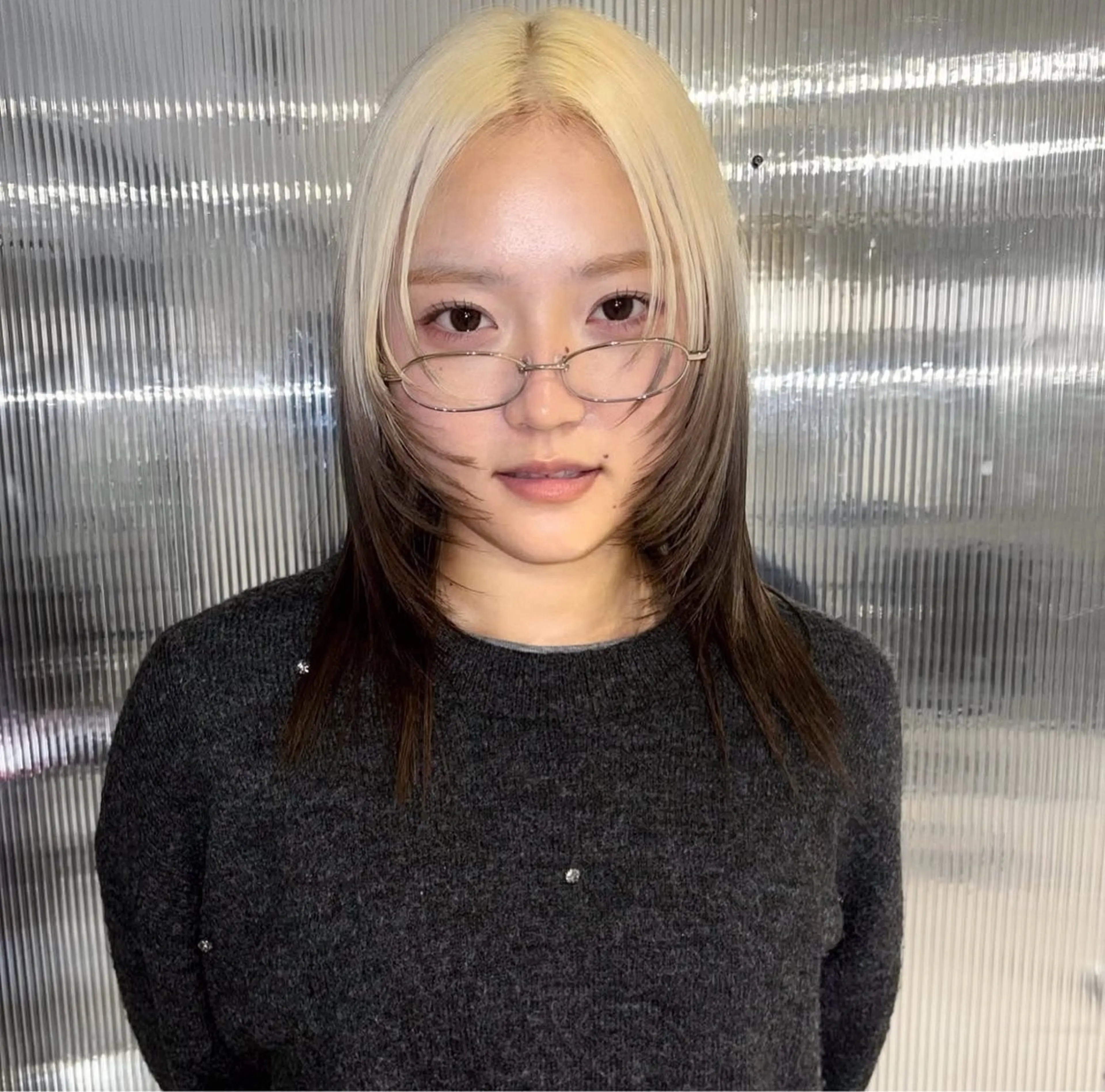 セミロング カラー ヘアカラー トリートメント hair salon　丹tan所属・Rena✴︎トレンド ×スタンダードMIXのヘアスタイル