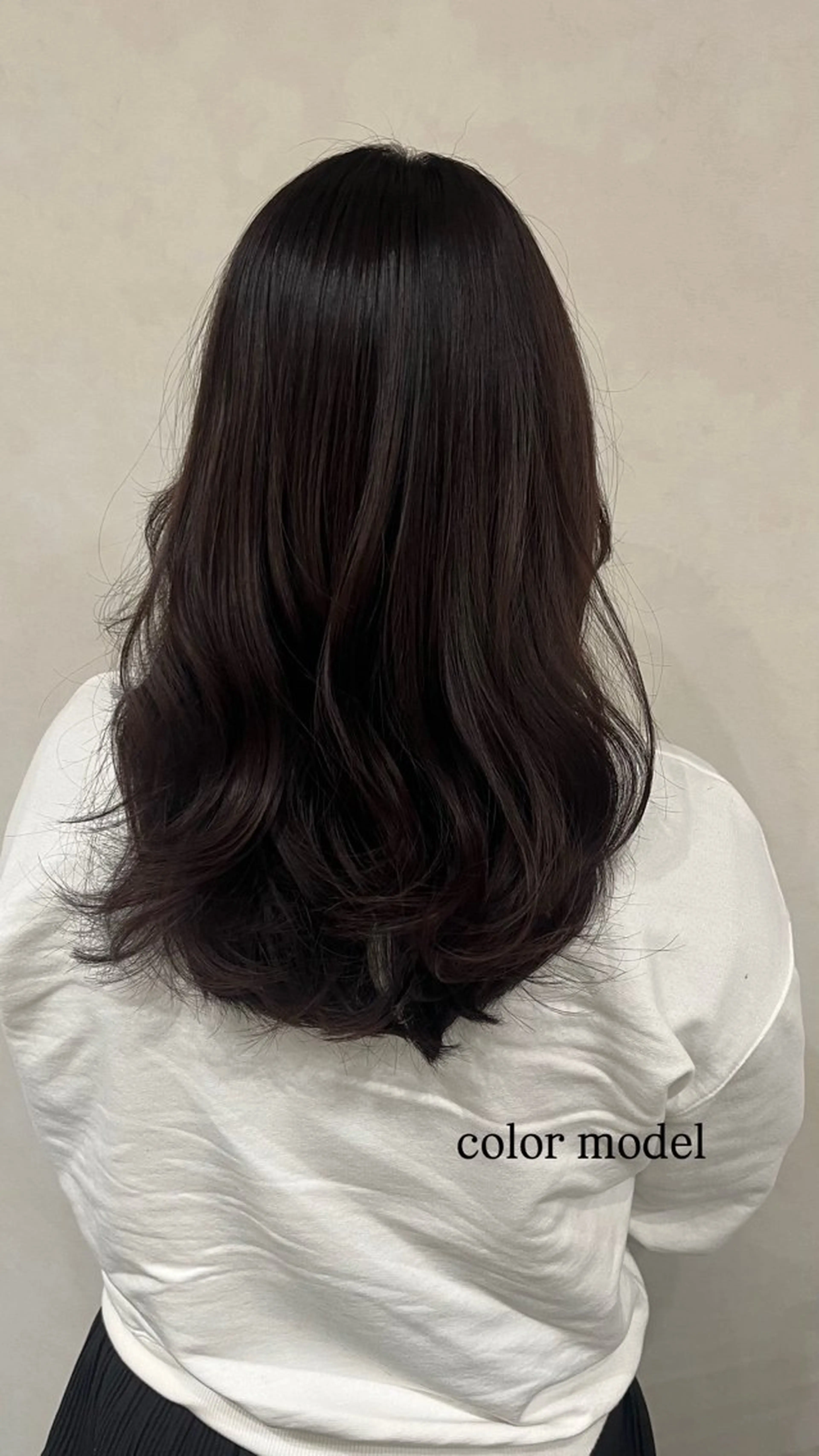 ロング カラー 米澤 奈央のヘアスタイル