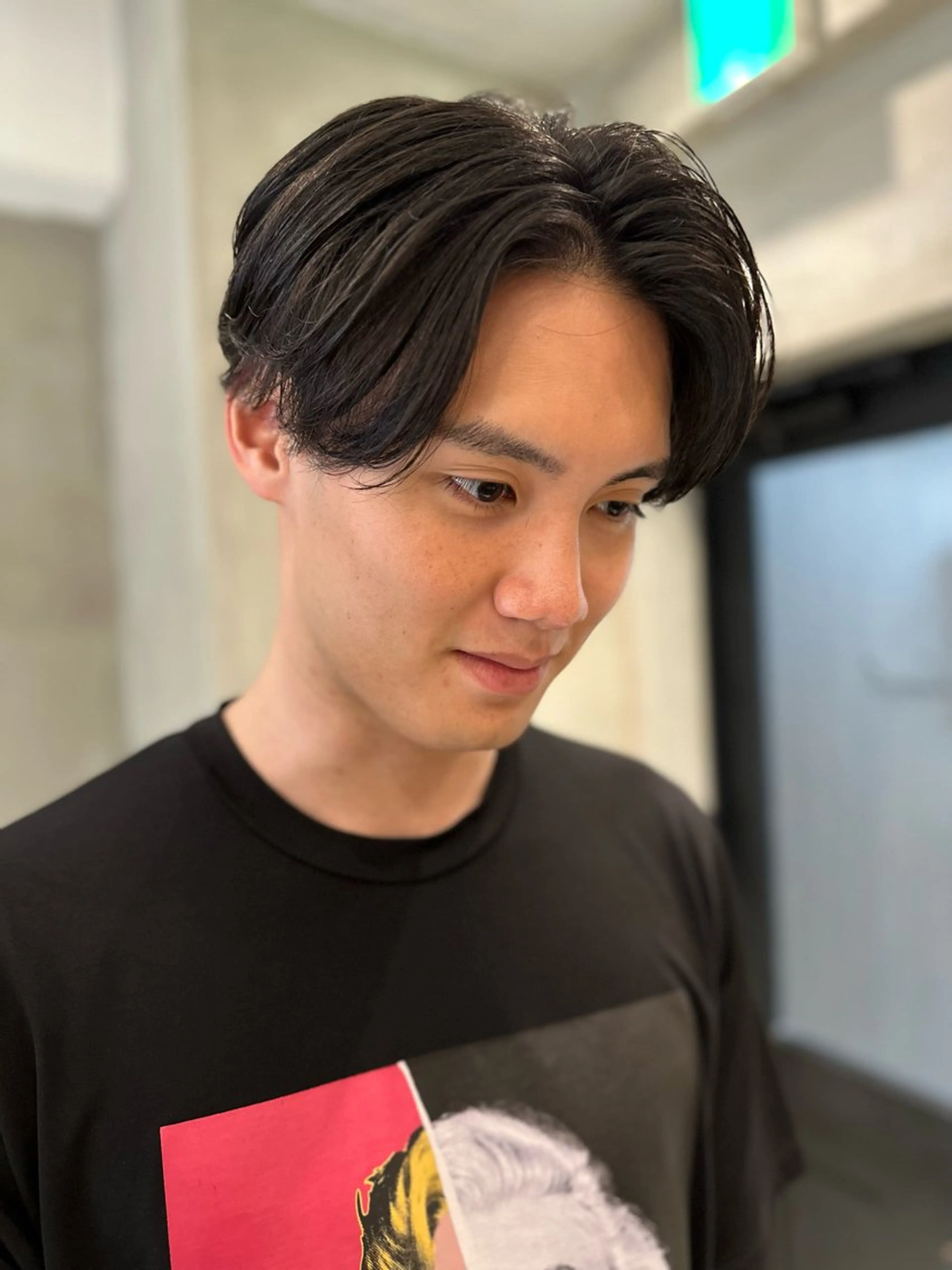 パーマ メンズ 縮毛矯正 RAF TOKYO所属・10月限定モニター 髪質改善美髪矯正のヘアスタイル