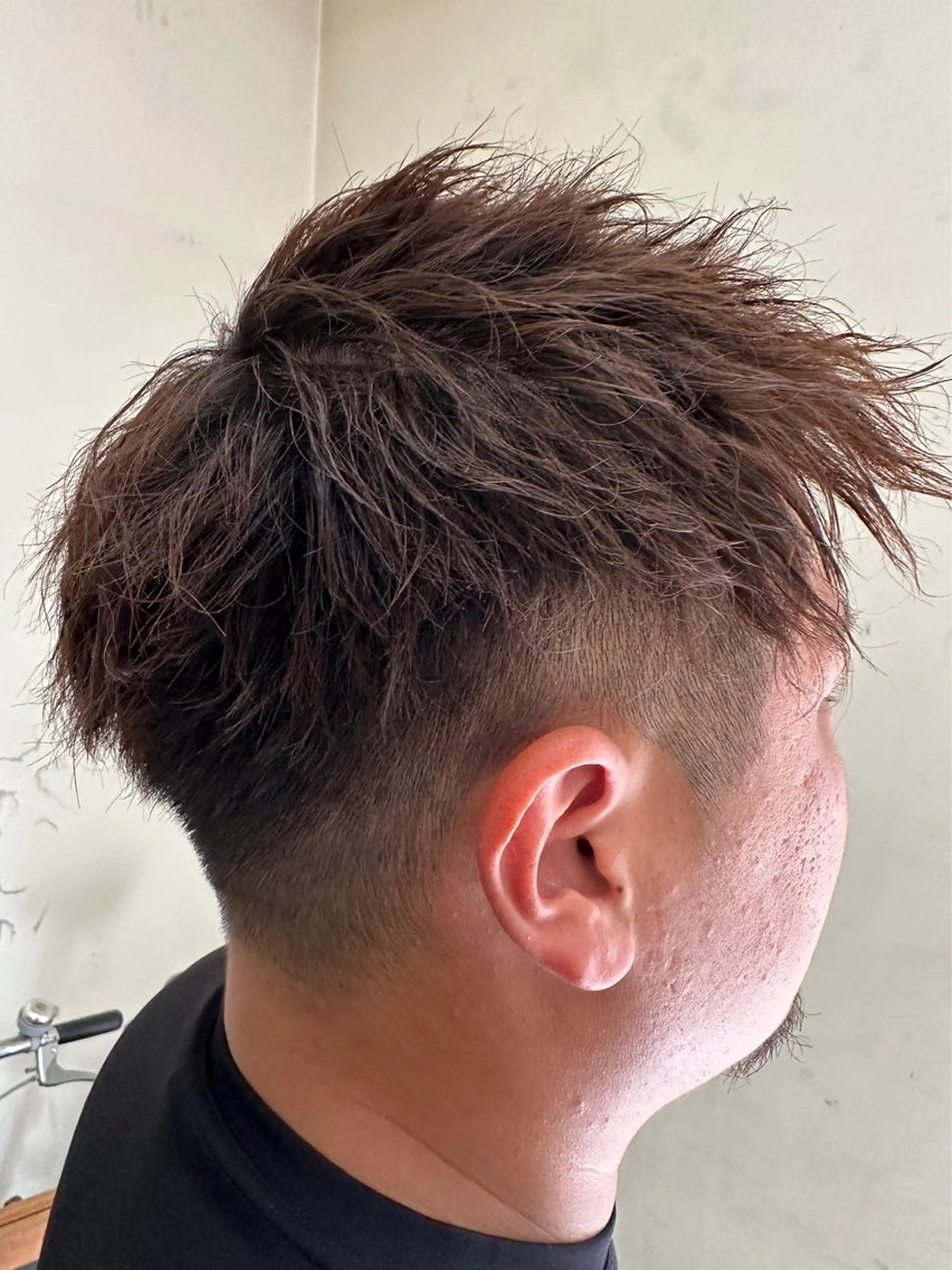 ショート メンズパーマ 宮本礼慈のヘアスタイル