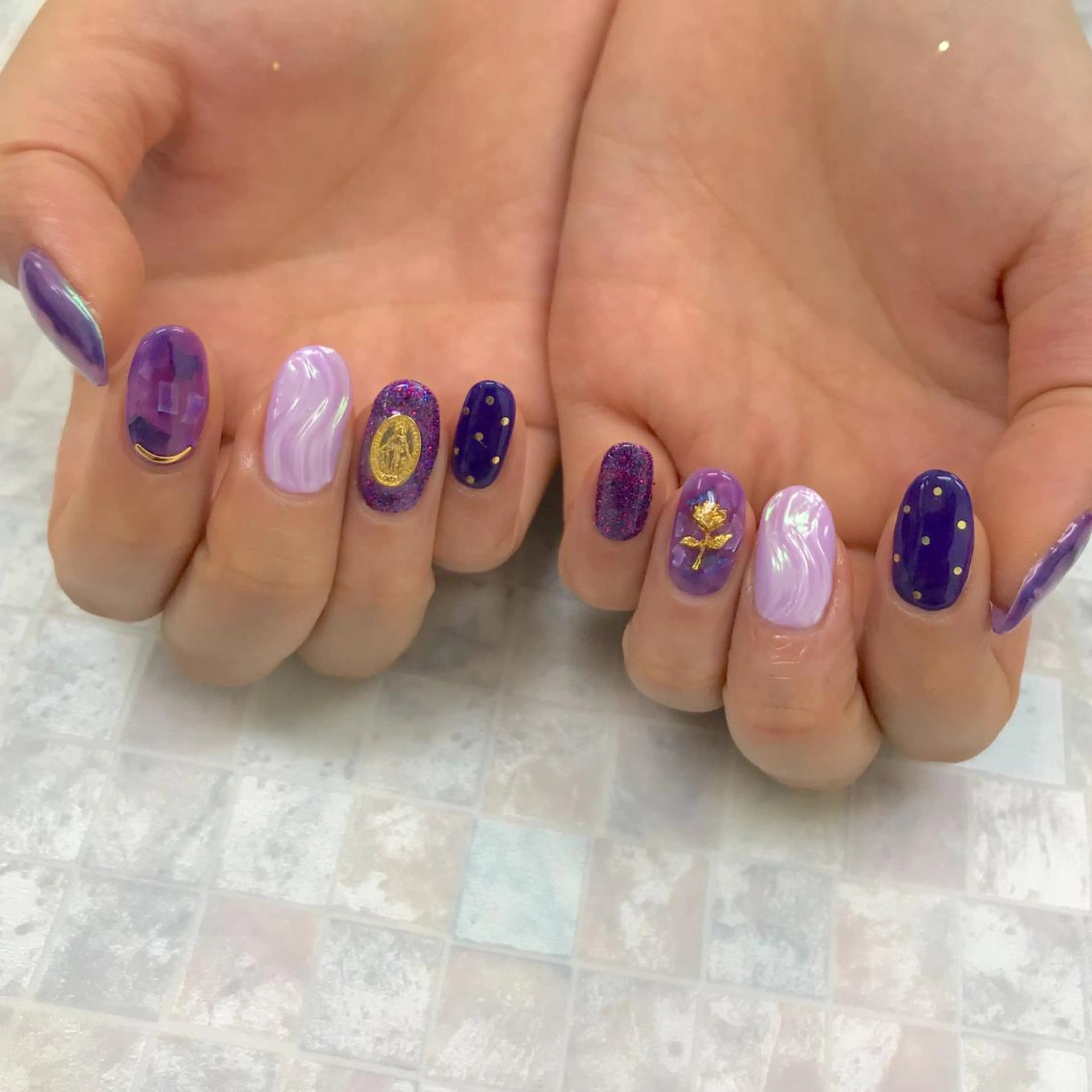 ネイル ハンドネイル 五十嵐 美智のネイルデザイン