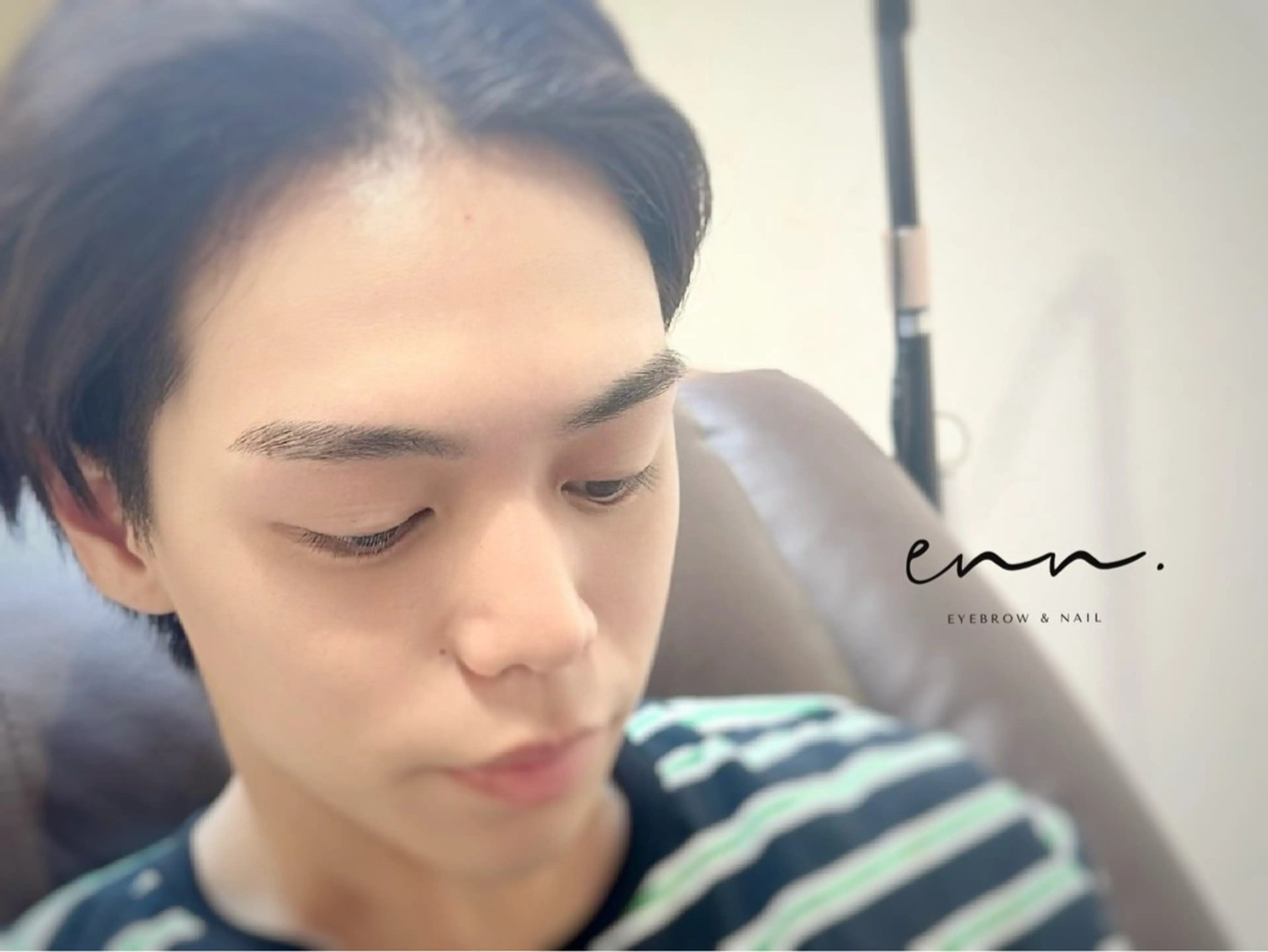 メンズ アイブロウ ハリウッドブロウリフト enn.《エンドット》所属・enn. 【眉毛/ネイル】のネイルデザイン