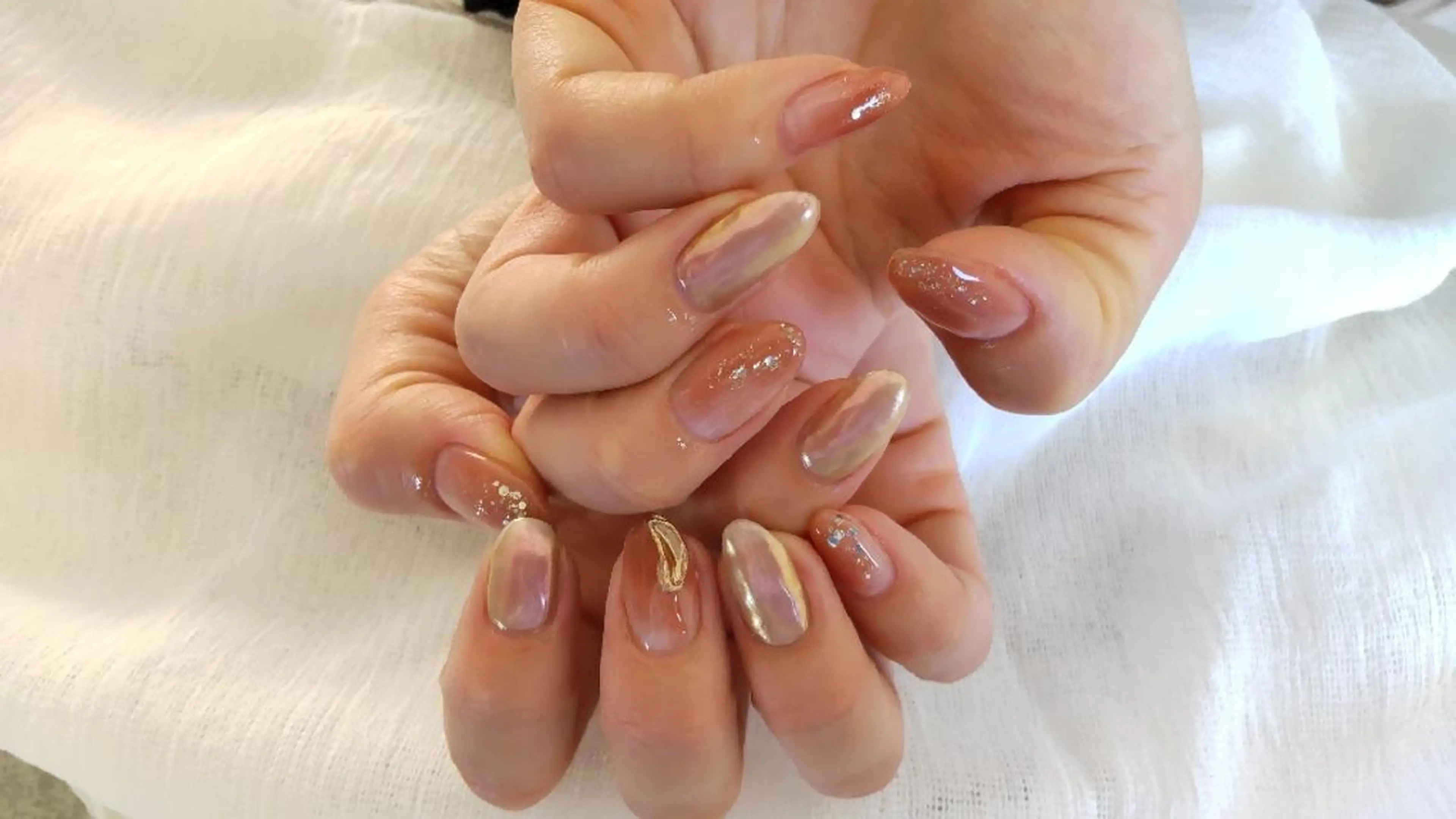 【ハンド】定額サンプルコース💅ベースパラジェル使用の写真