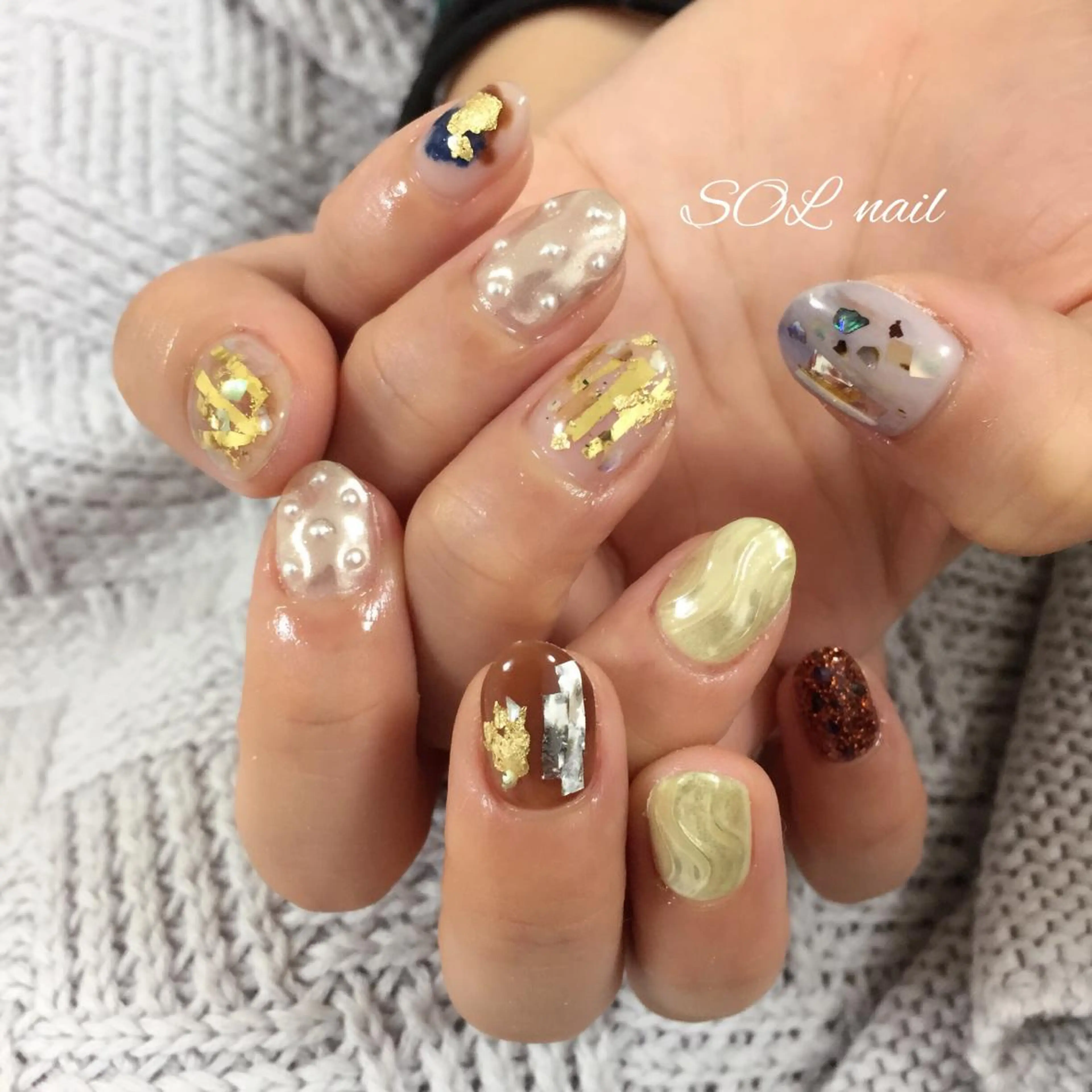 ネイル SOL NAILのネイルデザイン