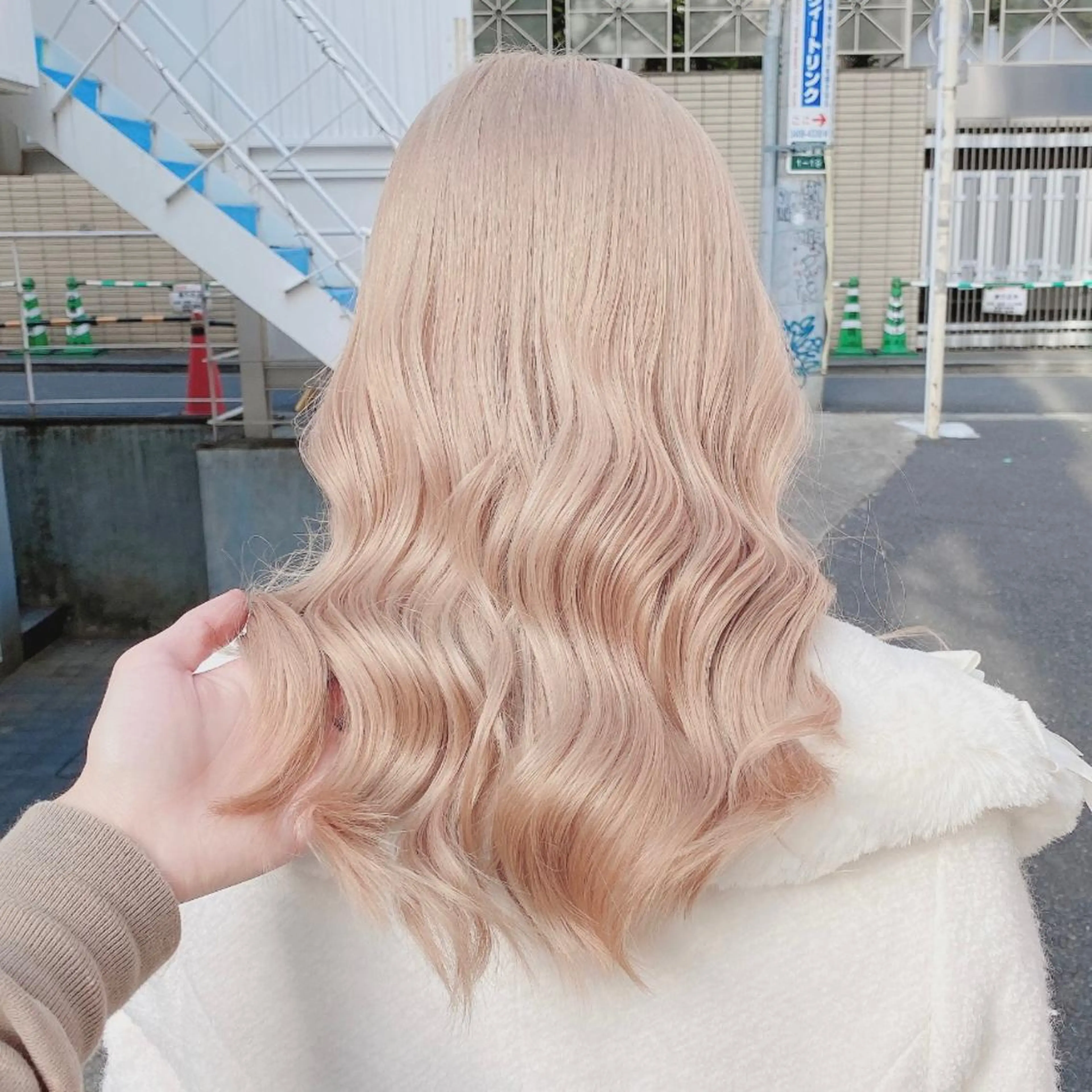 ミディアム カラー ヘアアレンジ メンズ キッズ マツエク・マツパ SALOWIN所属・ハイトーン美容師 MASATOのヘアスタイル