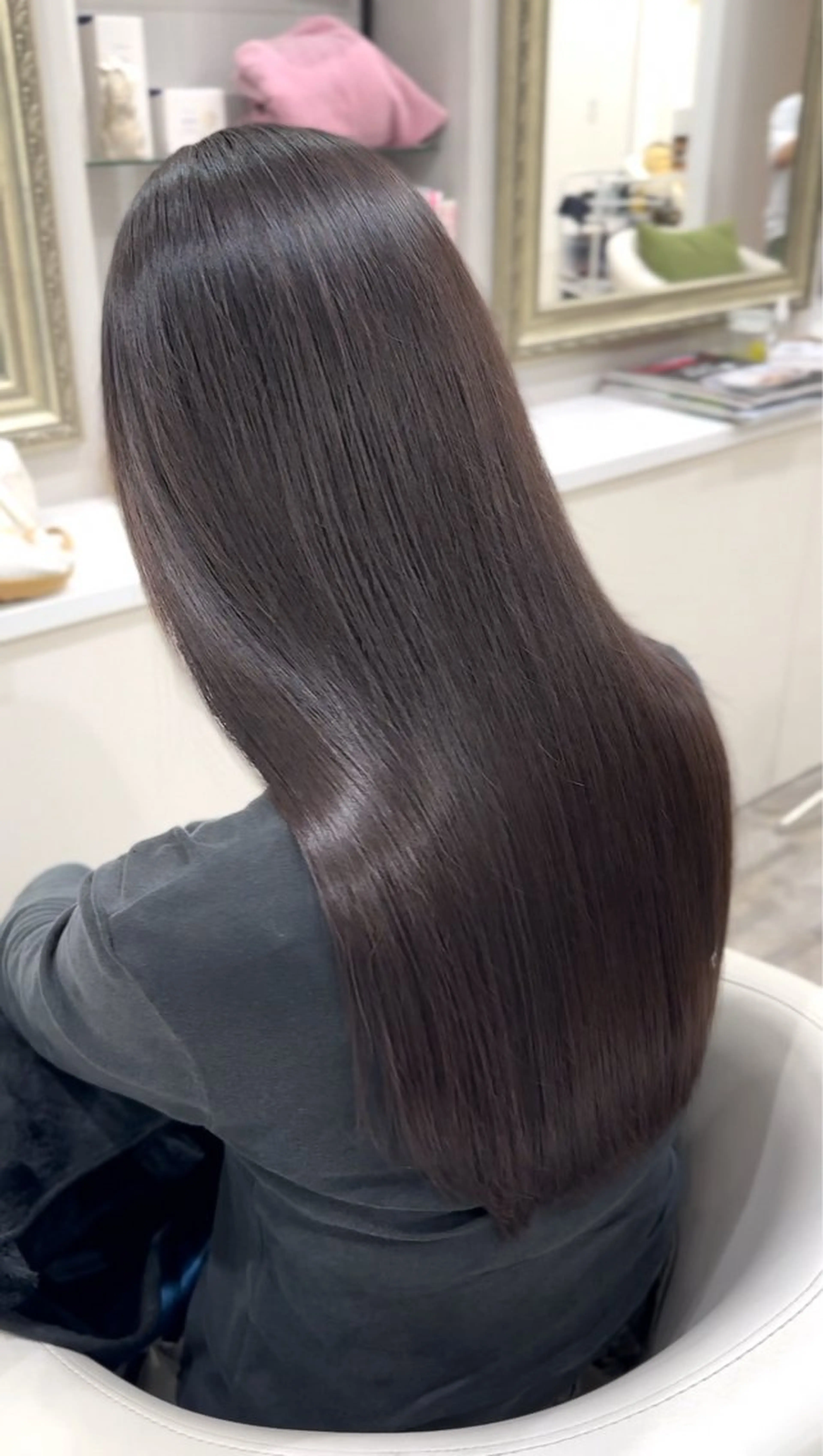 ロング 縮毛矯正 縮毛矯正 【TAKAYA】🌸 縮毛矯正専門店のヘアスタイル