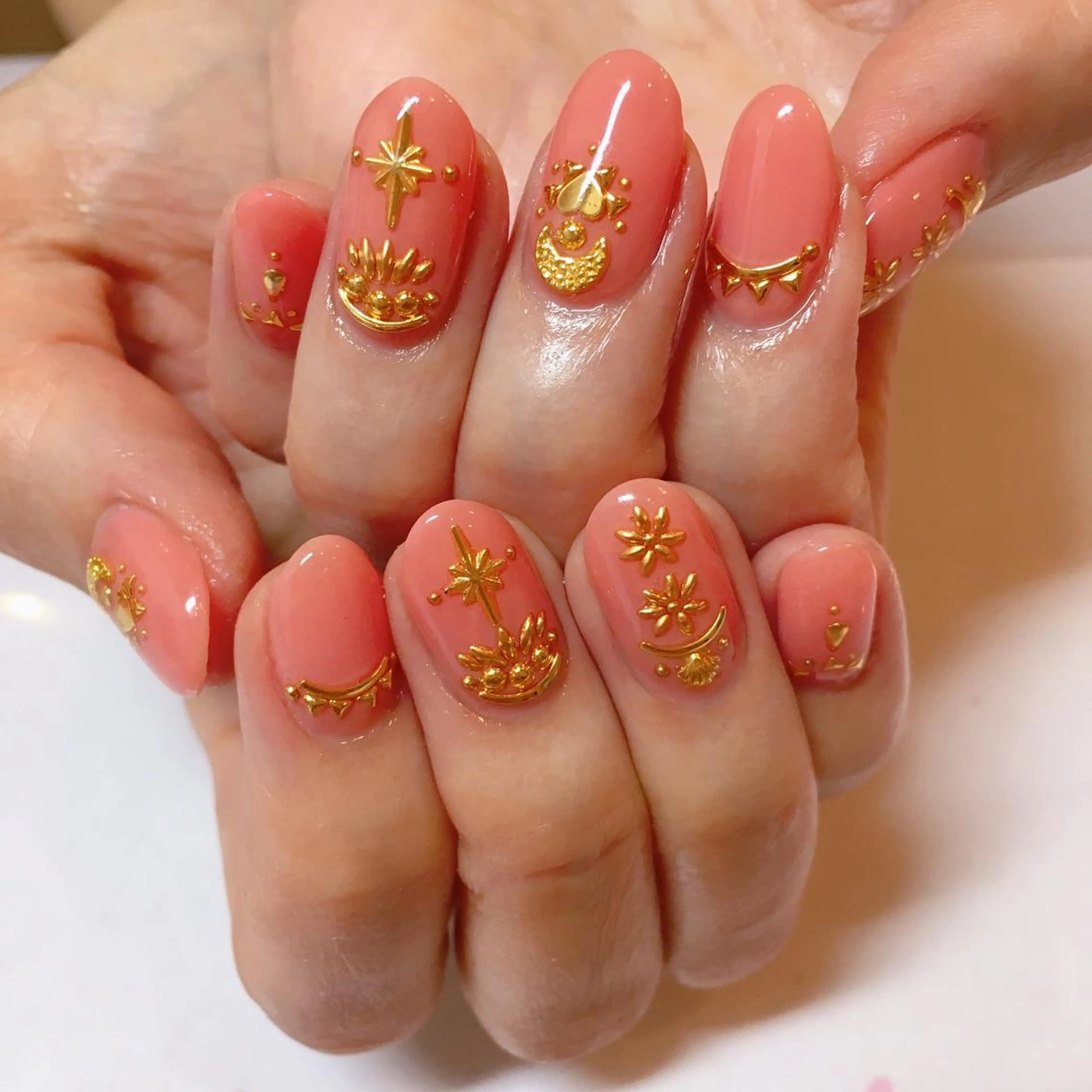 ネイル La neige* yuki 🥯🍑のネイルデザイン