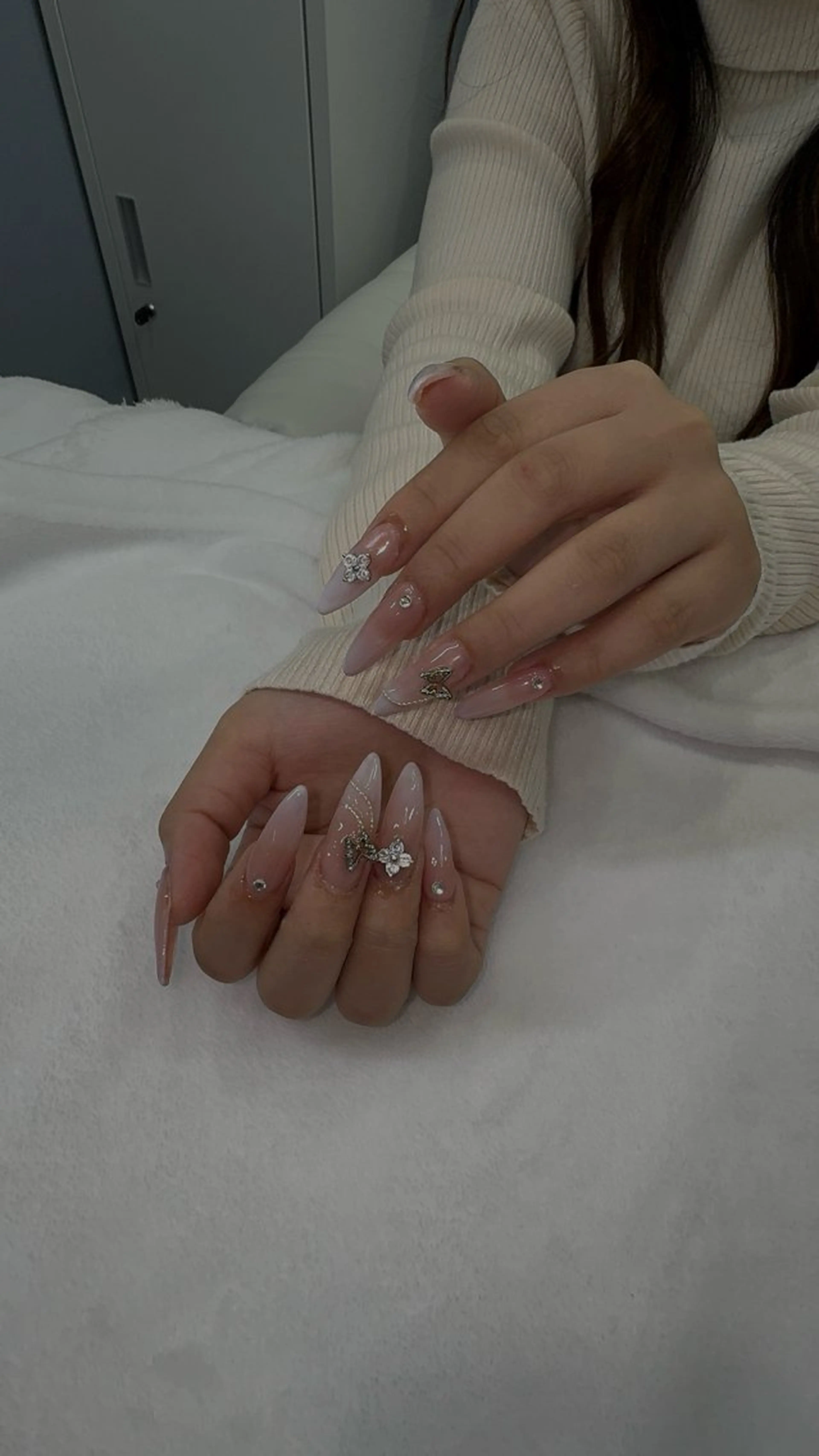 ネイル 長さ出し Nakashima Harukaのネイルデザイン