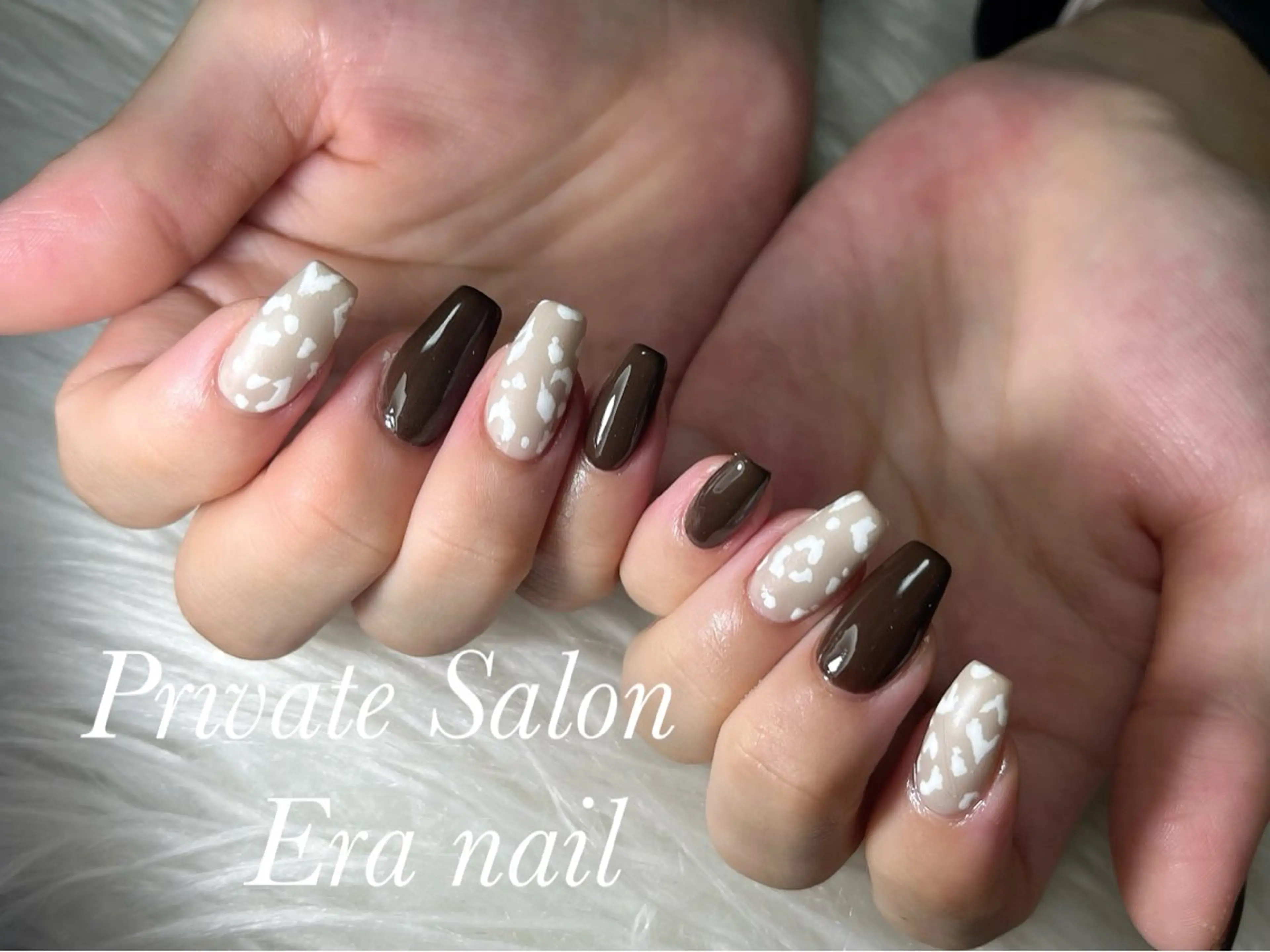 ネイル アニマル柄 Era nailのネイルデザイン