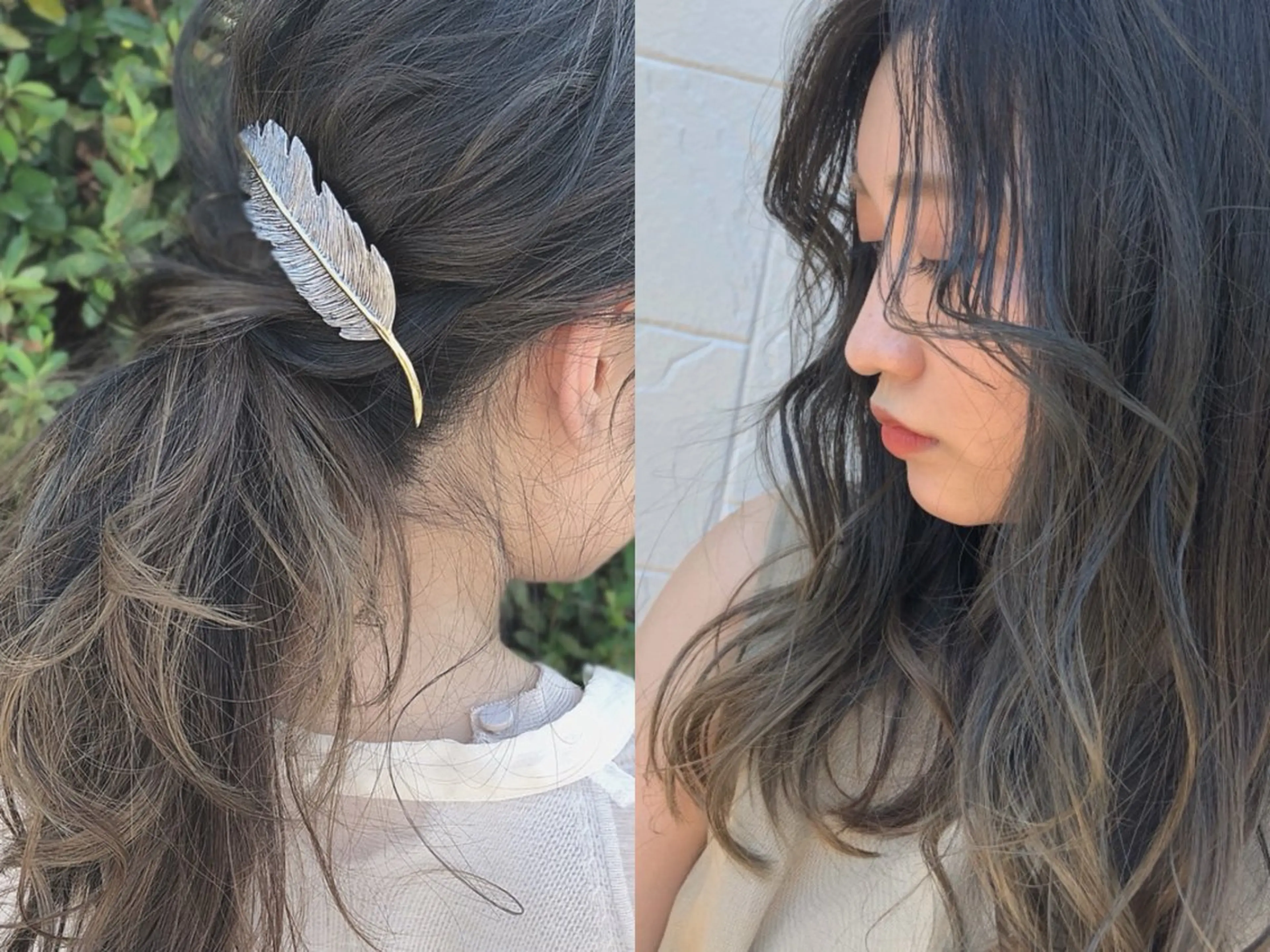 ［通常から35%off］小顔カット➕透明感カラー💙イルミナ💙➕3STEPカラー退色抑制トリートメントの写真