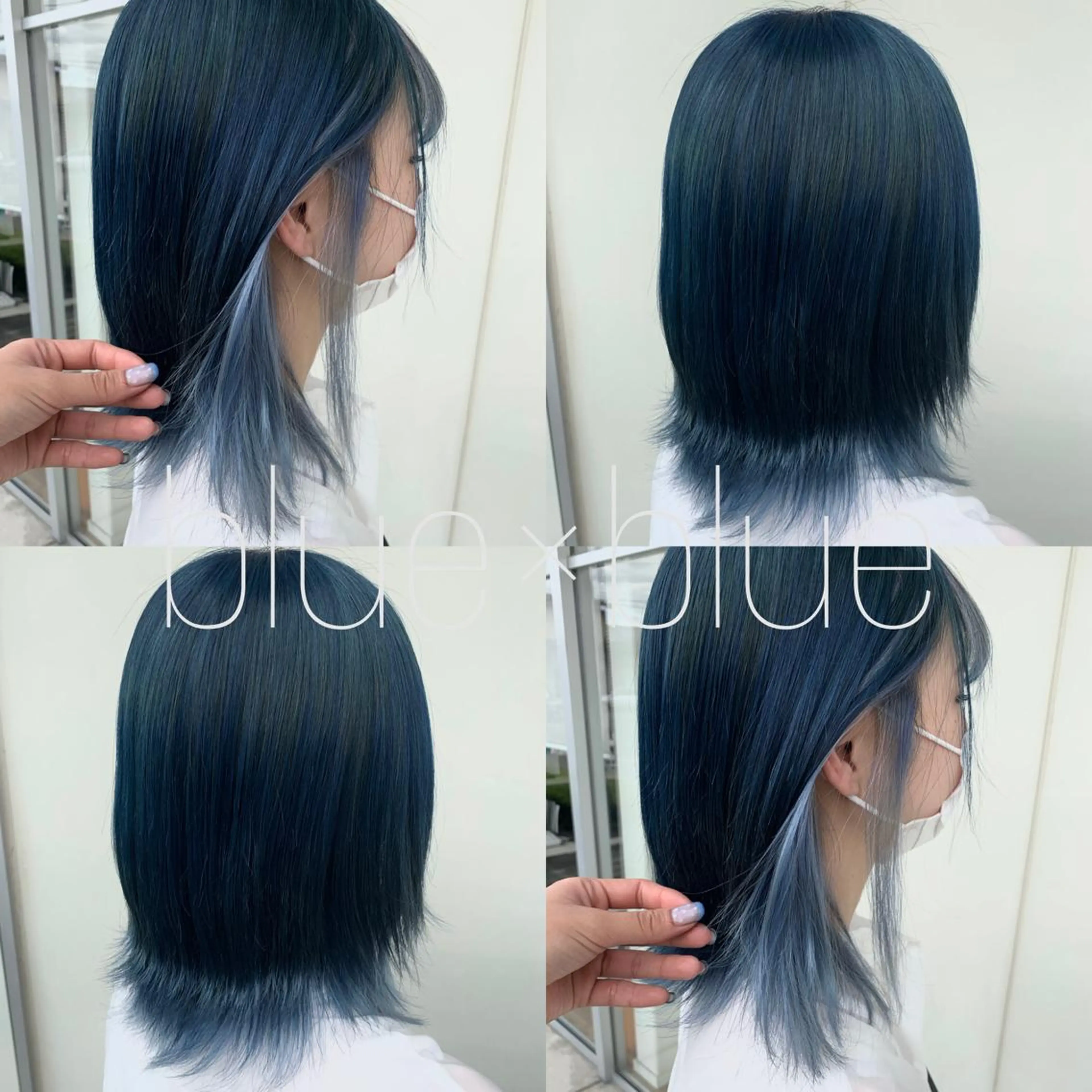 ミディアム カラー ダブルカラー hair salon siro所属・小澤 志穂のヘアスタイル