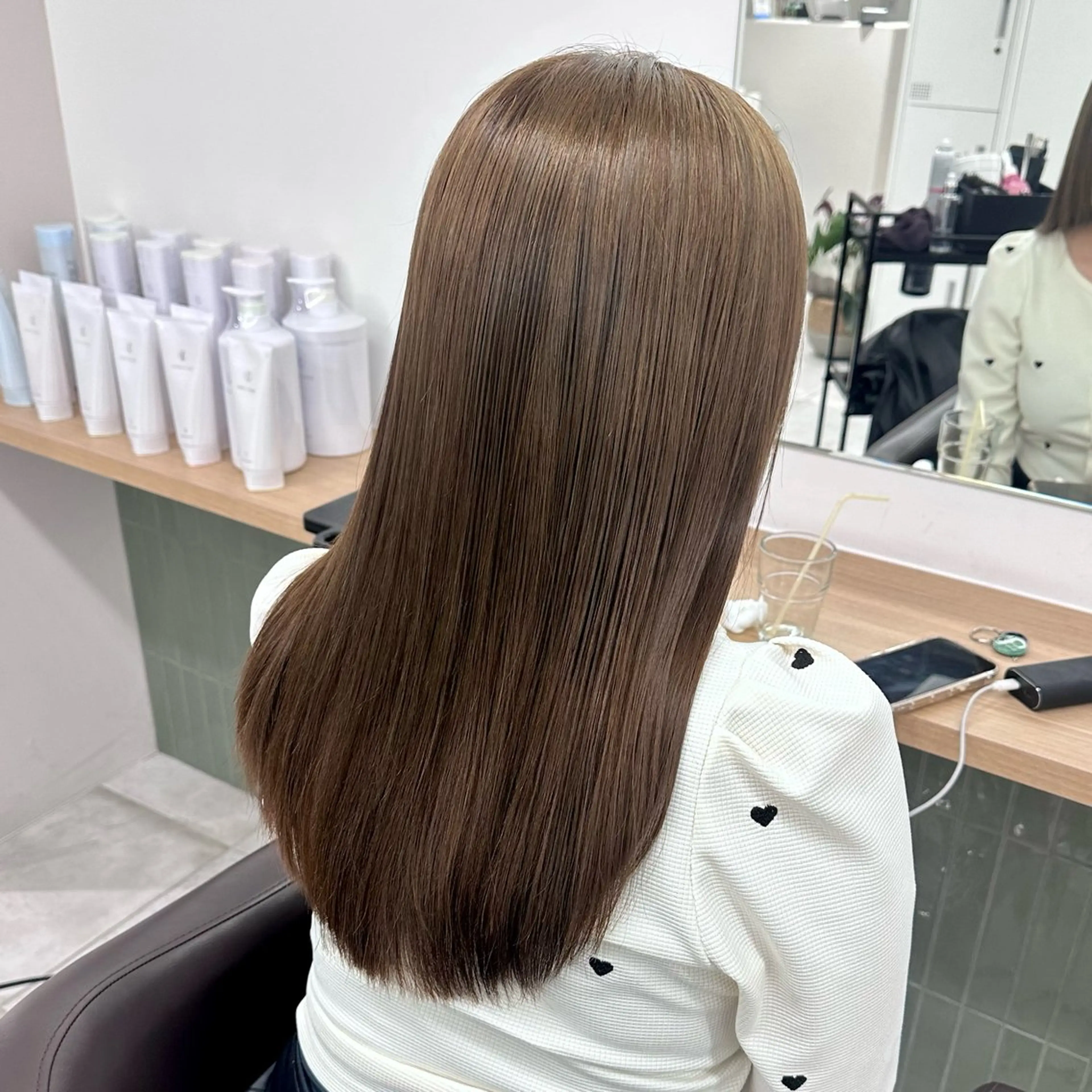 ロング カラー カット ヘアカラー トリートメント ブリーチなし/レイヤ ー特化🌈Tommyのヘアスタイル