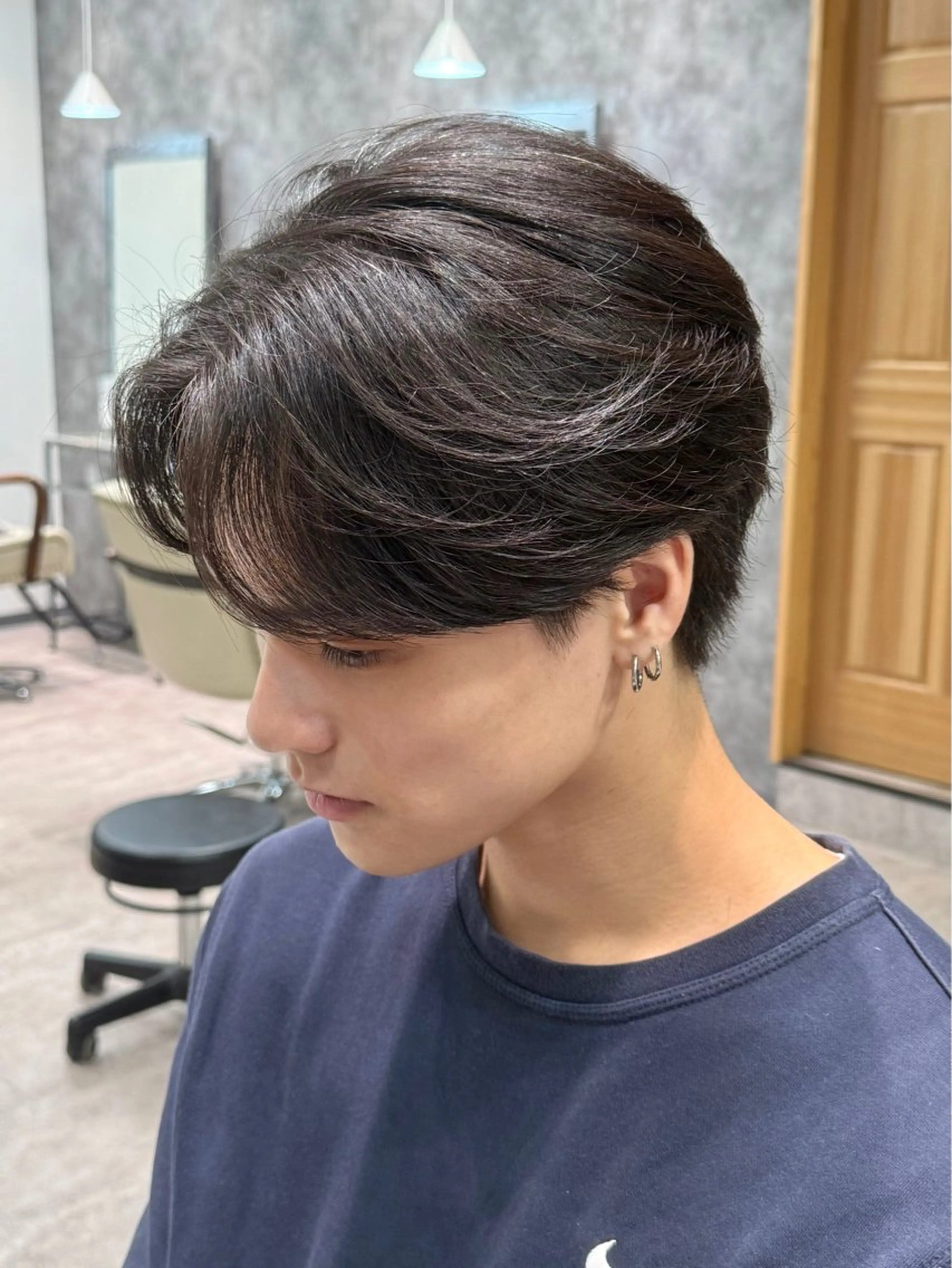 [人気No.1🥇]🪼メンズ髪質改善🪼メンズカット+曲がる縮毛矯正+ダメージレストリートメント[MEN'S/千葉駅]の写真